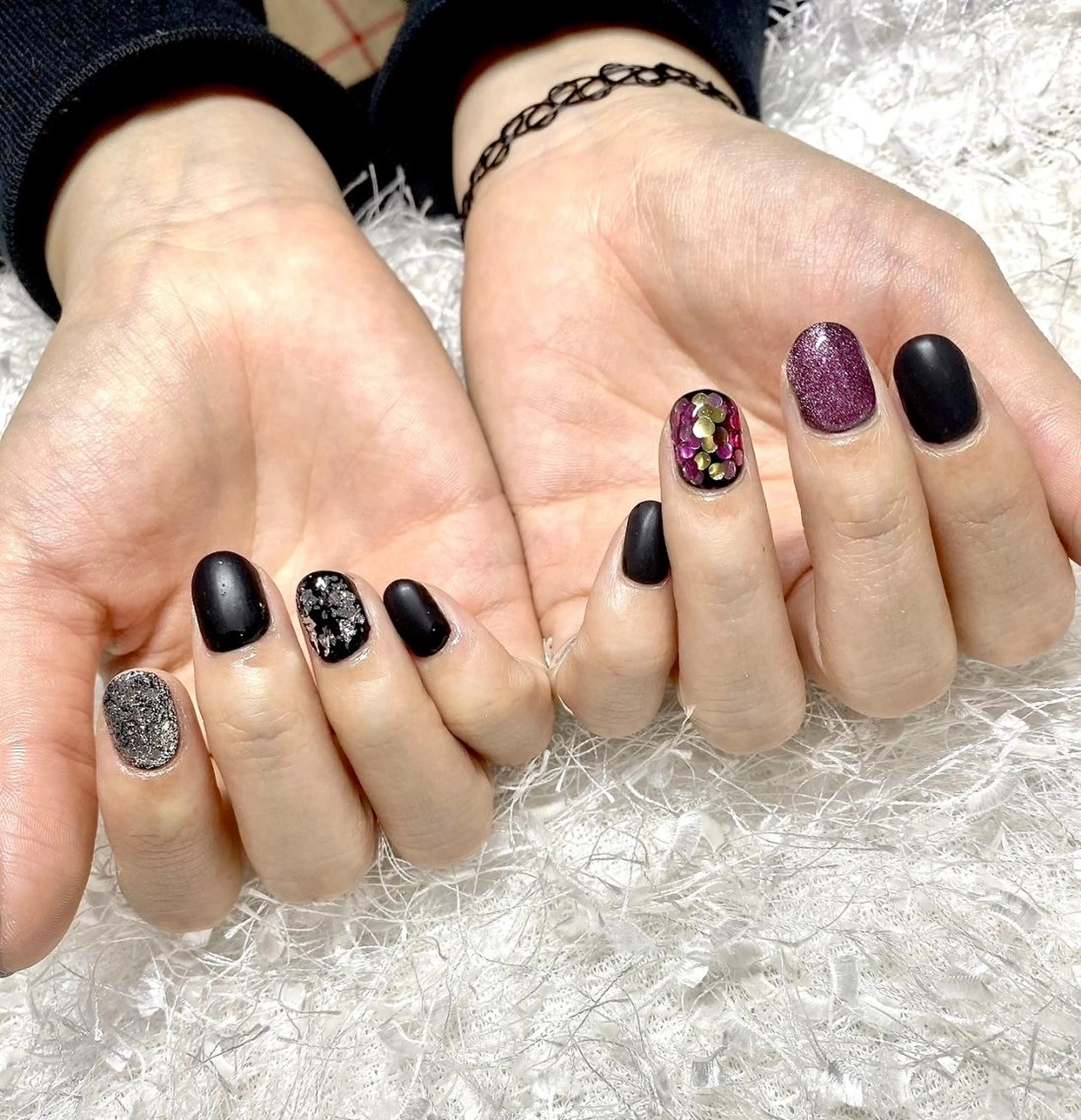 ネイル 長さ出し フレンチネイル ジェルネイル グラデーション 韓国ネイル ハンドネイル Nail&eye Belire 新宿のネイルデザイン