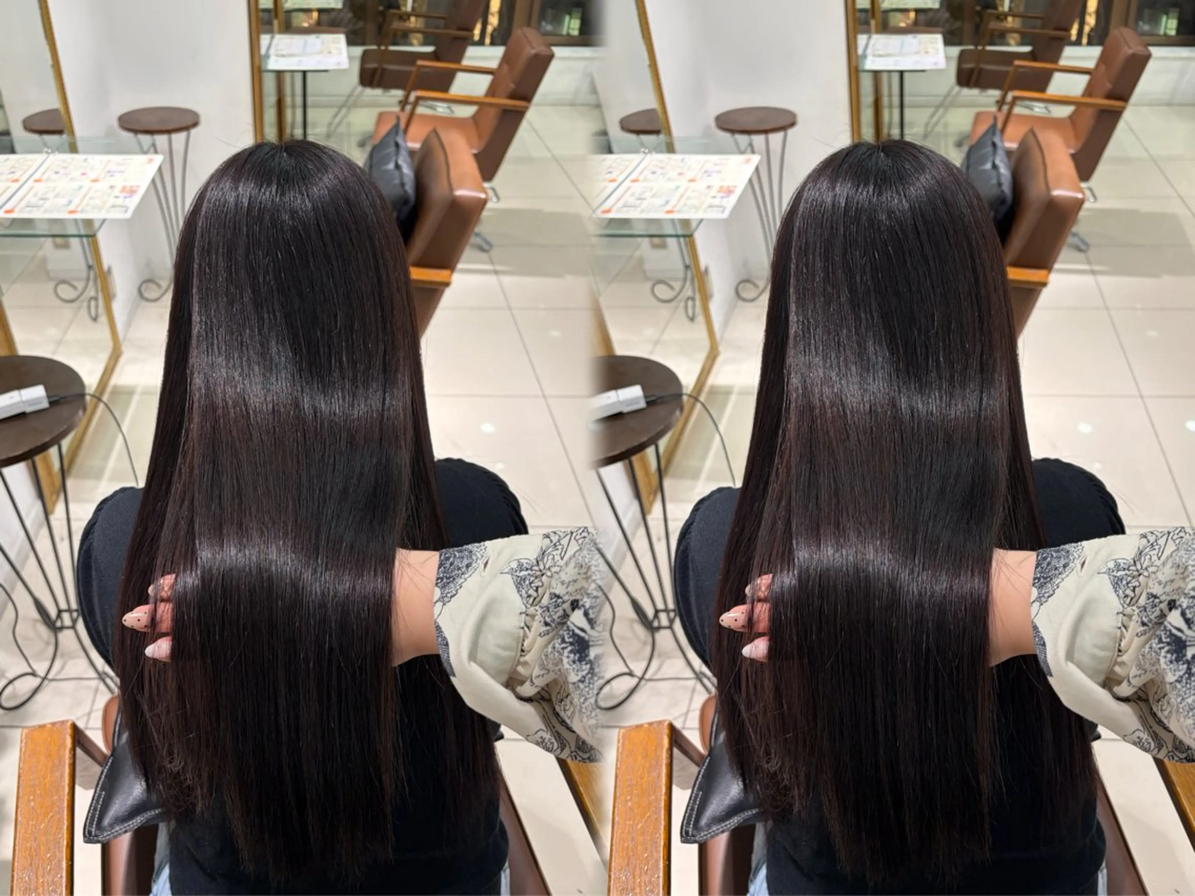 ロング 縮毛矯正 縮毛矯正 巻ける🫧縮毛矯正 💞はな🎀のヘアスタイル