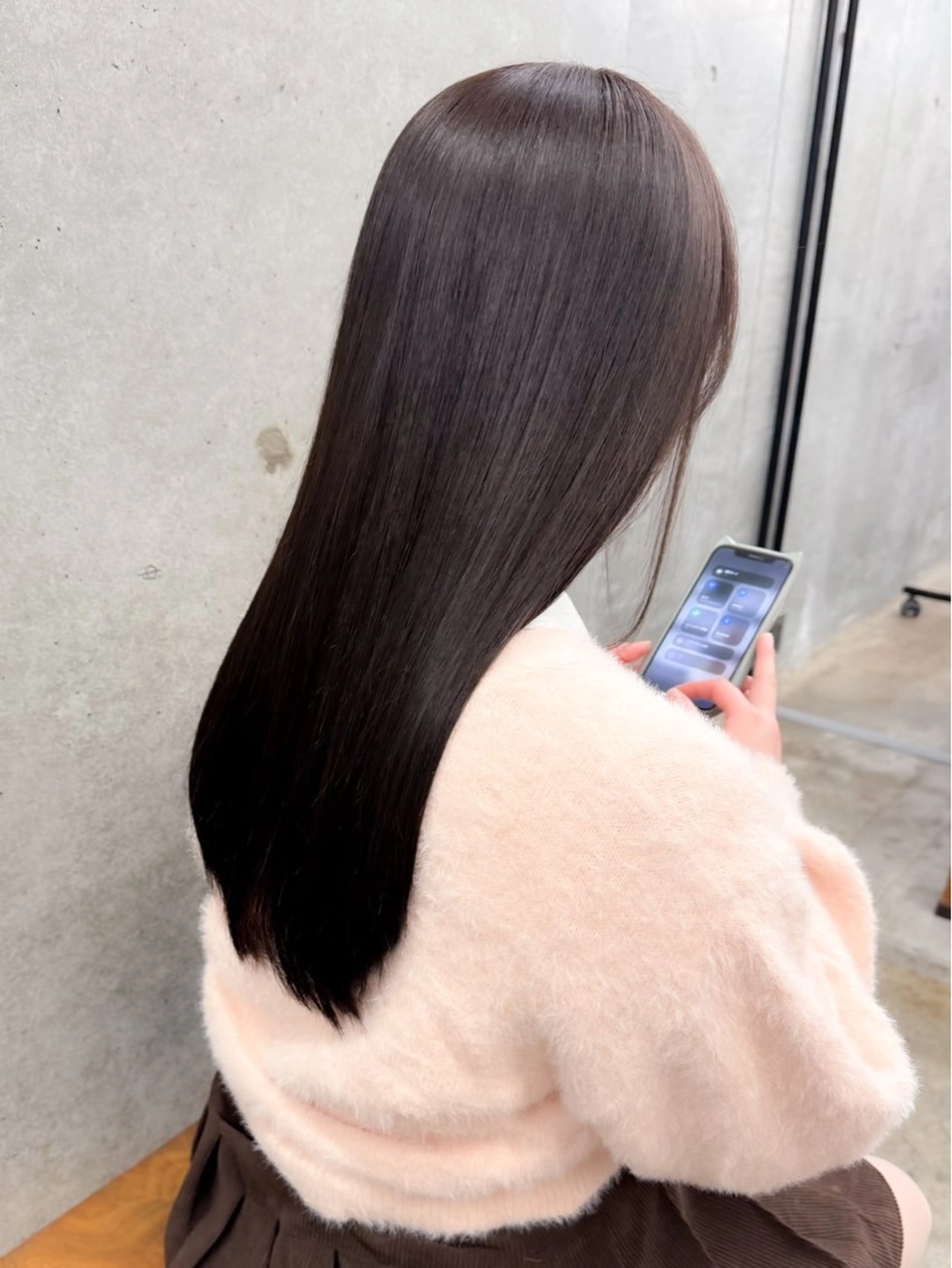 セミロング カラー パーマ 💖美髪矯正💖 辻未侑のヘアスタイル