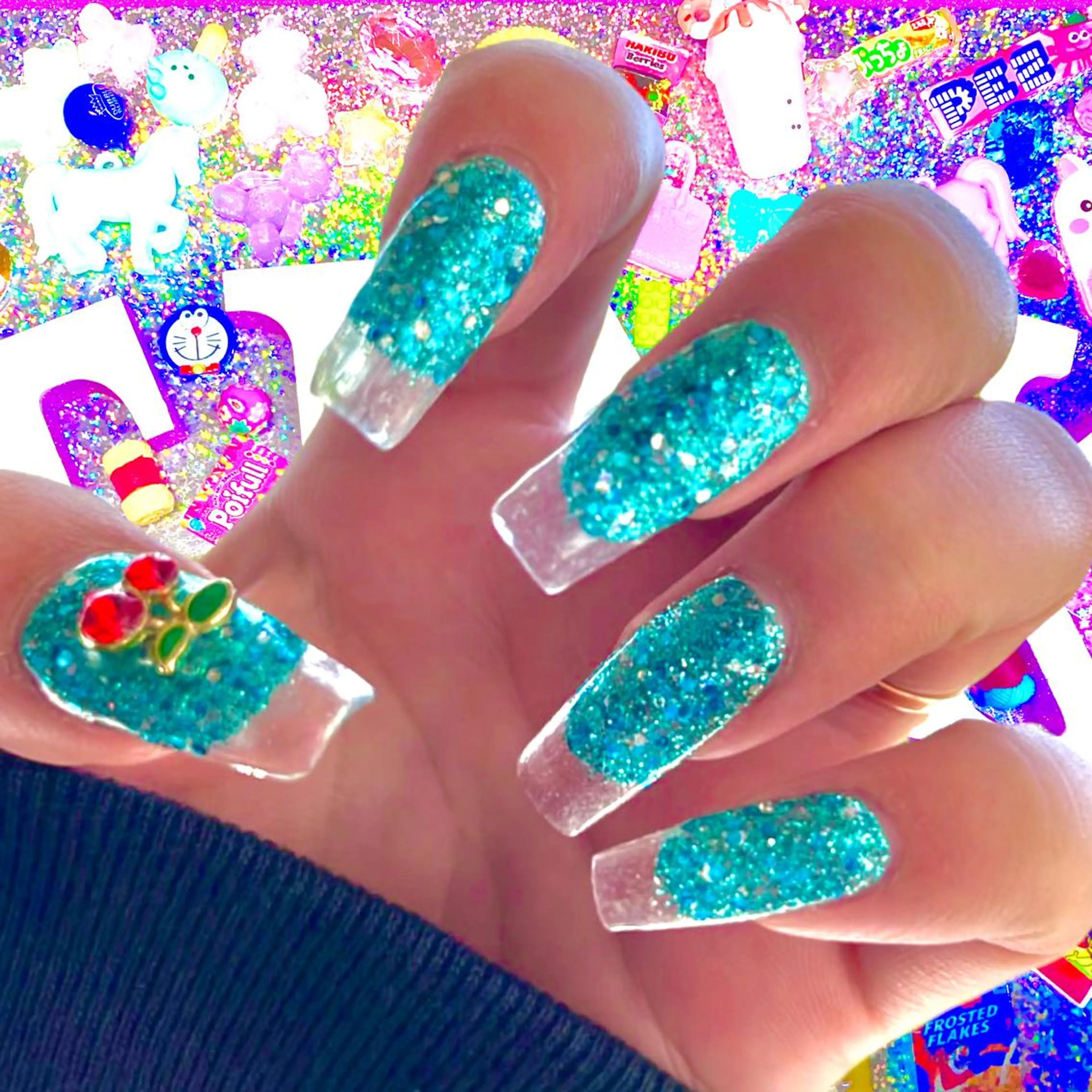 ネイル アートネイル クリアネイル ジェルネイル ニュアンスネイル オフィスネイル 8appy YUKITIN.Bのネイルデザイン