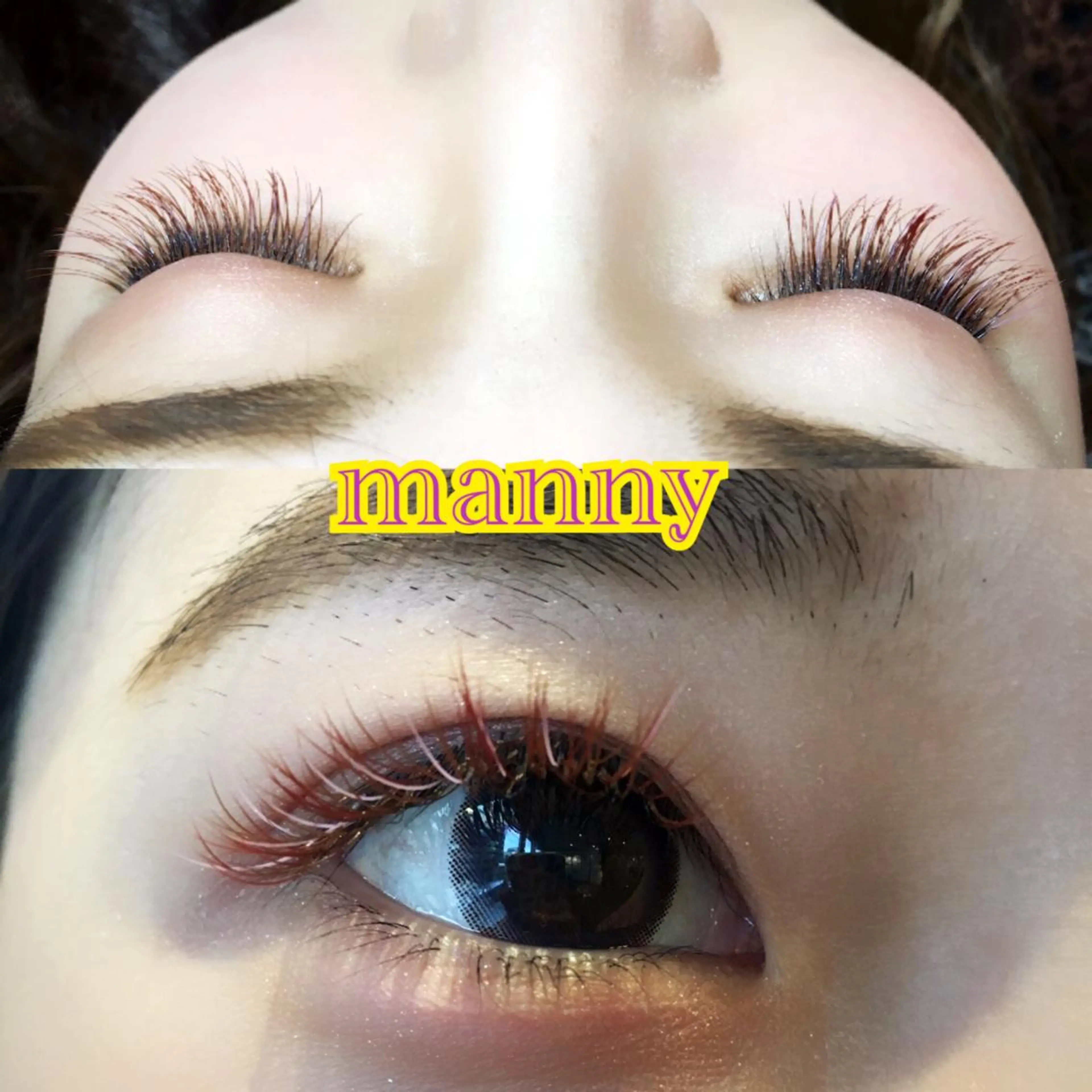 マツエク・マツパ Cカール Jカール manny eyelashのマツエク・マツパデザイン