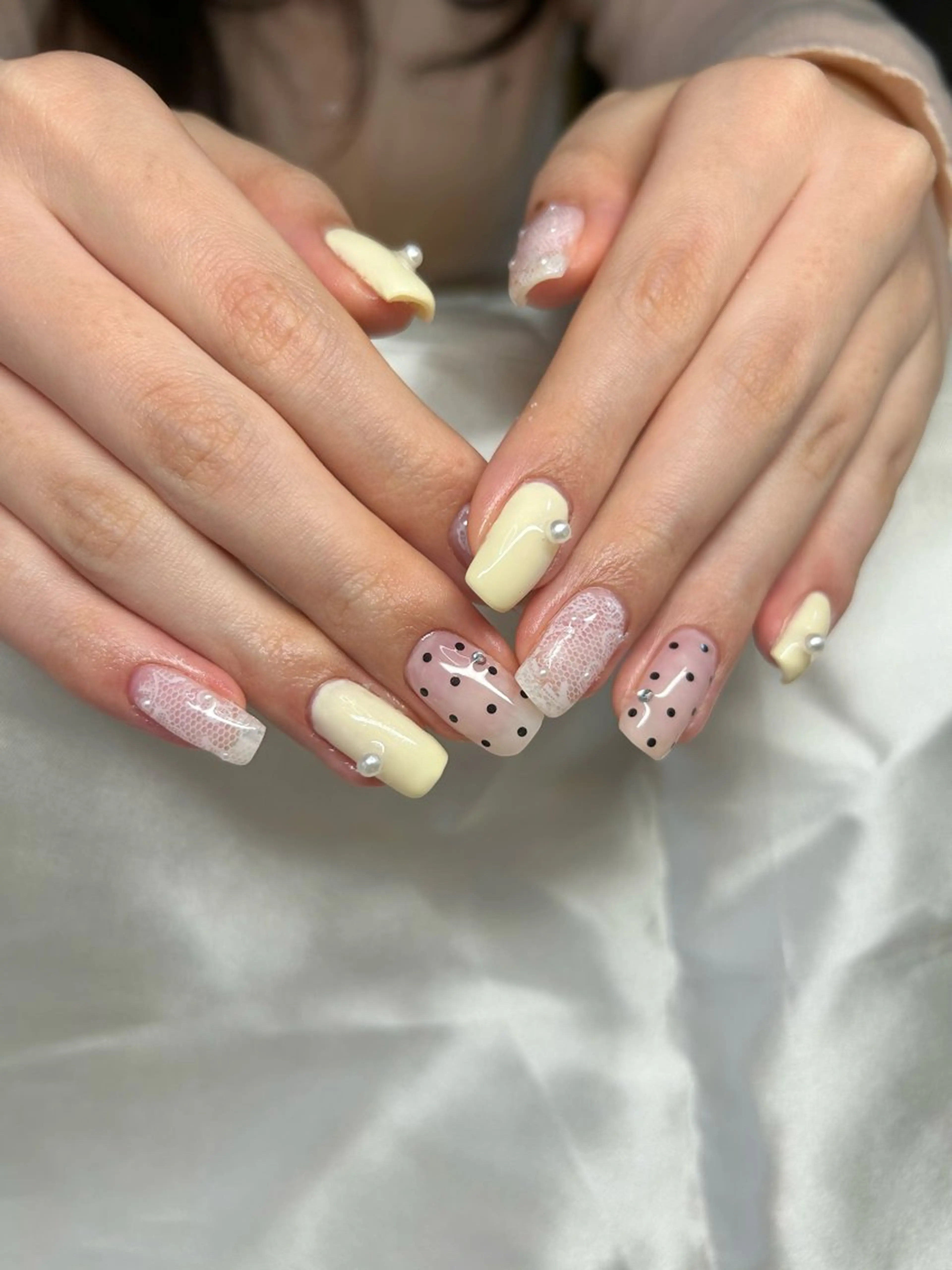 ネイル レース ハンドネイル フットネイル ハンドケア me nailのネイルデザイン