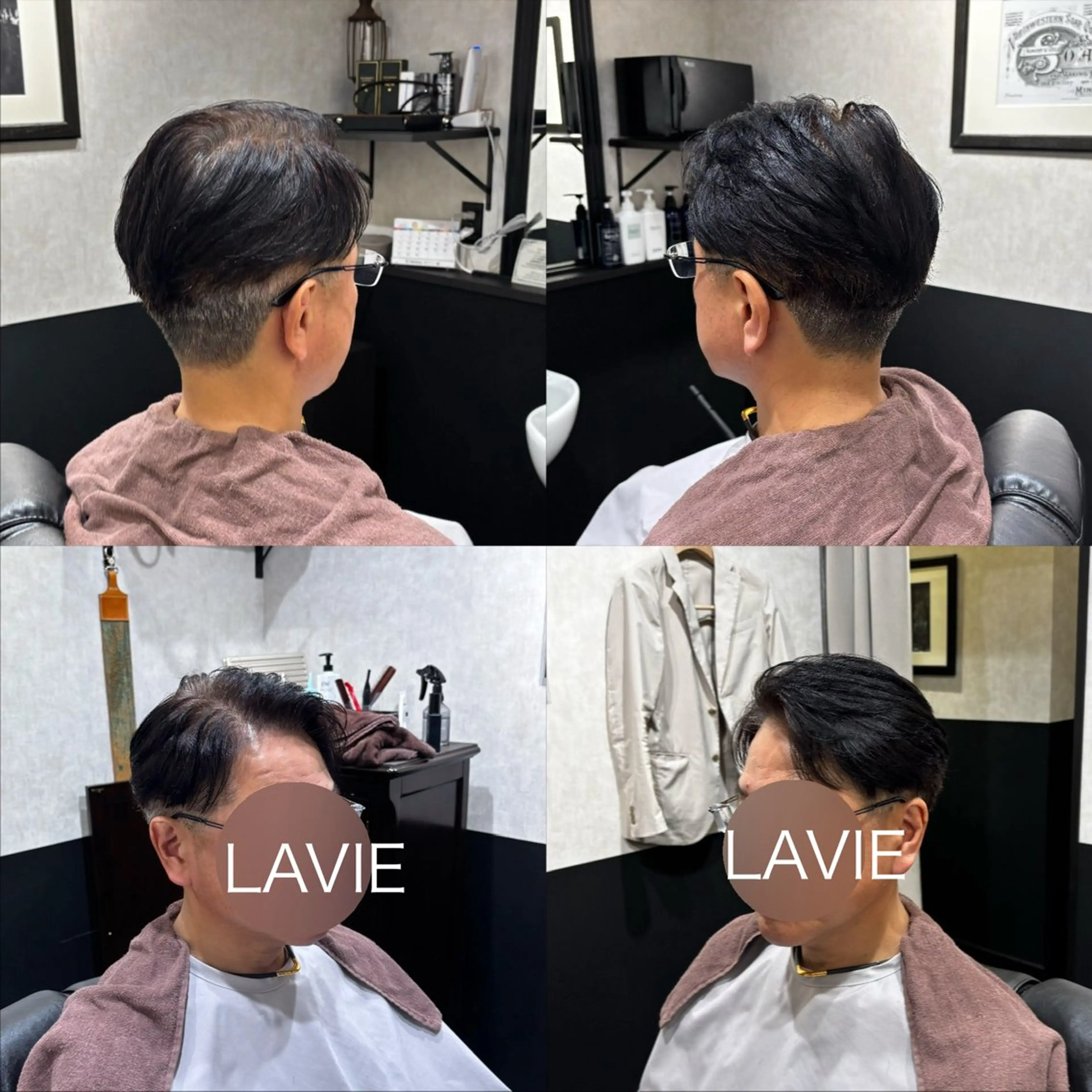 ショート メンズ 長岡 快樹のヘアスタイル