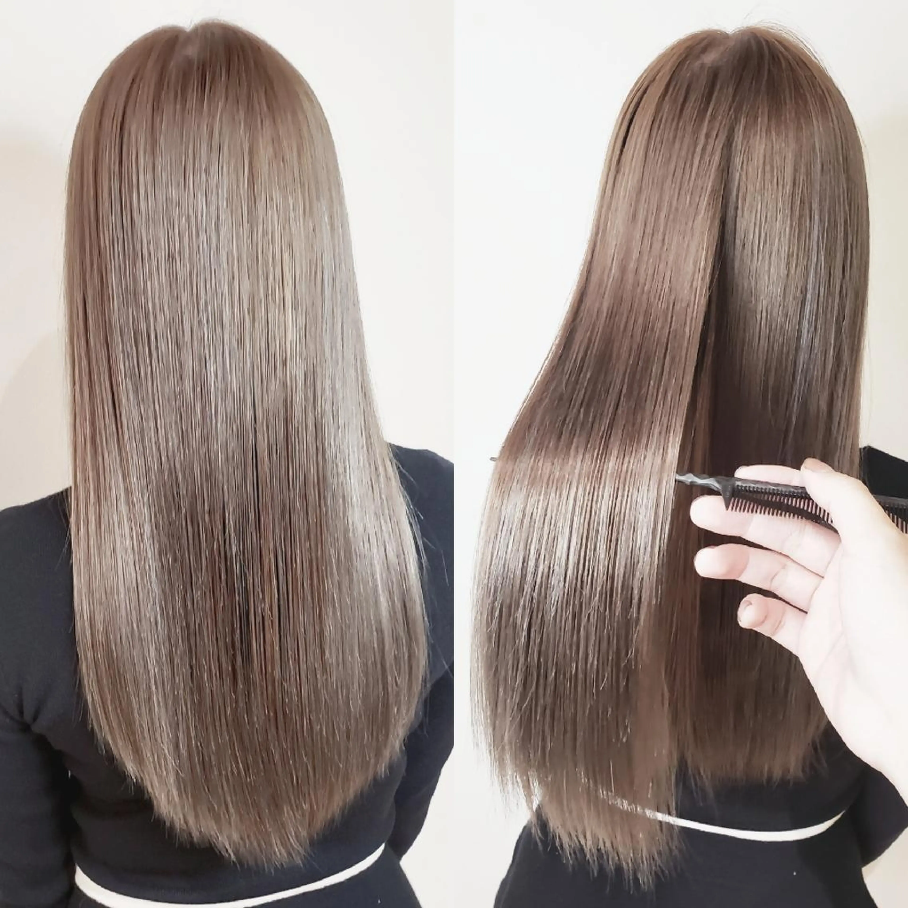 ロング カラー ベージュカラー 髪質改善 【髪質改善美容師】t occa茨木篠原健太のヘアスタイル