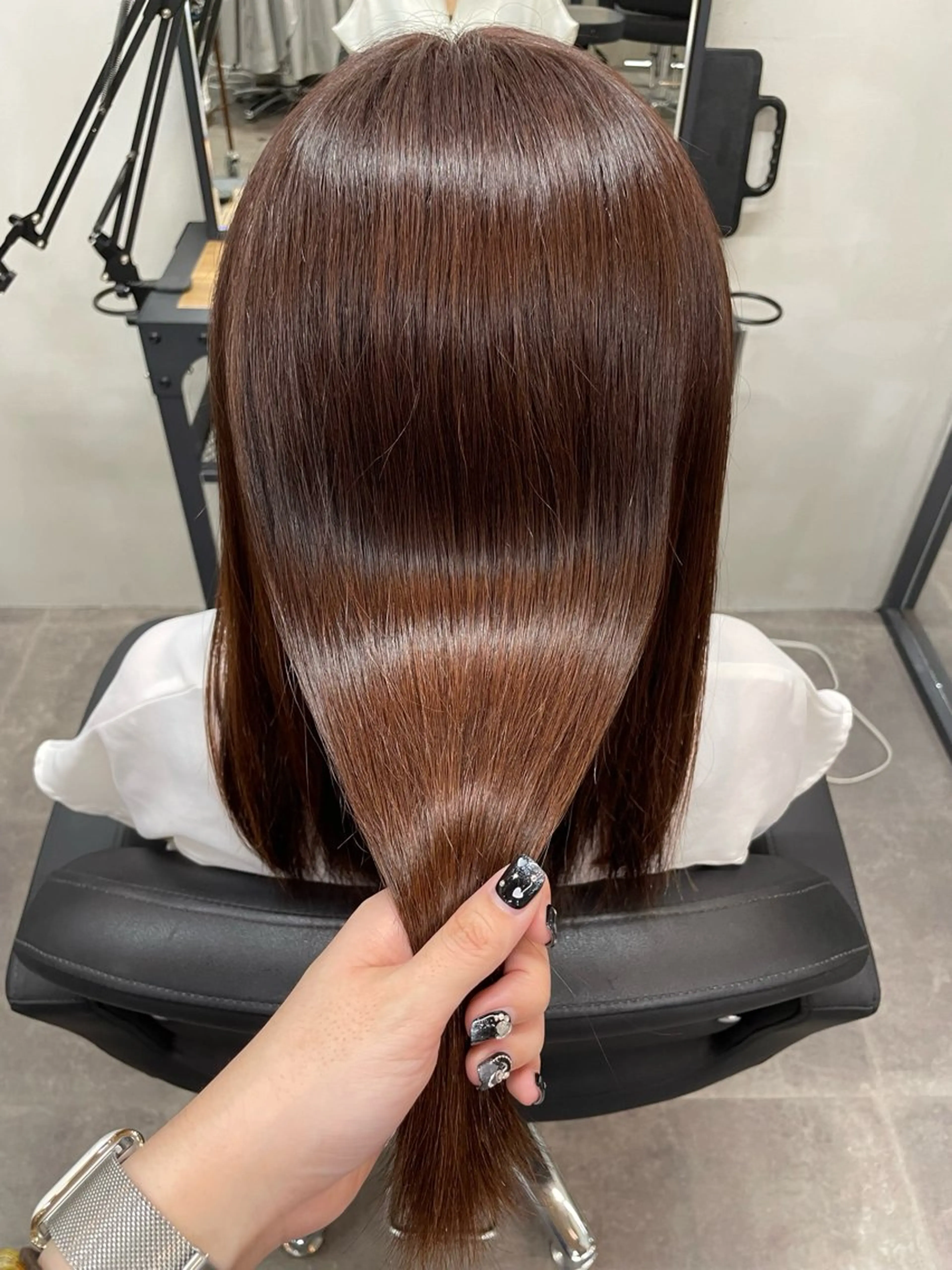 セミロング カラー カット ヘアカラー トリートメント ALLEN hair /まなのヘアスタイル