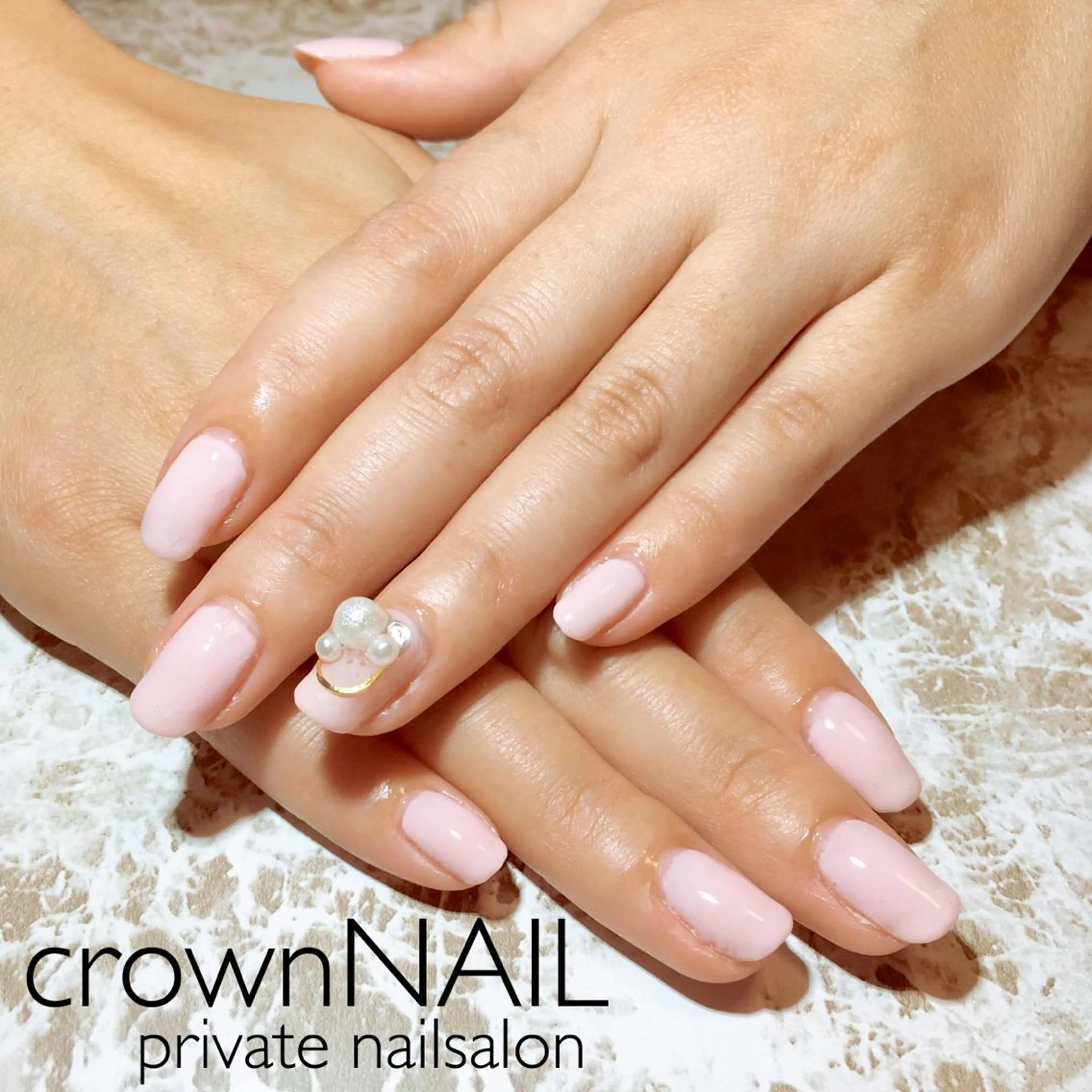 ネイル ワンカラーネイル ストーンネイル ensowa✱laf NAILのネイルデザイン