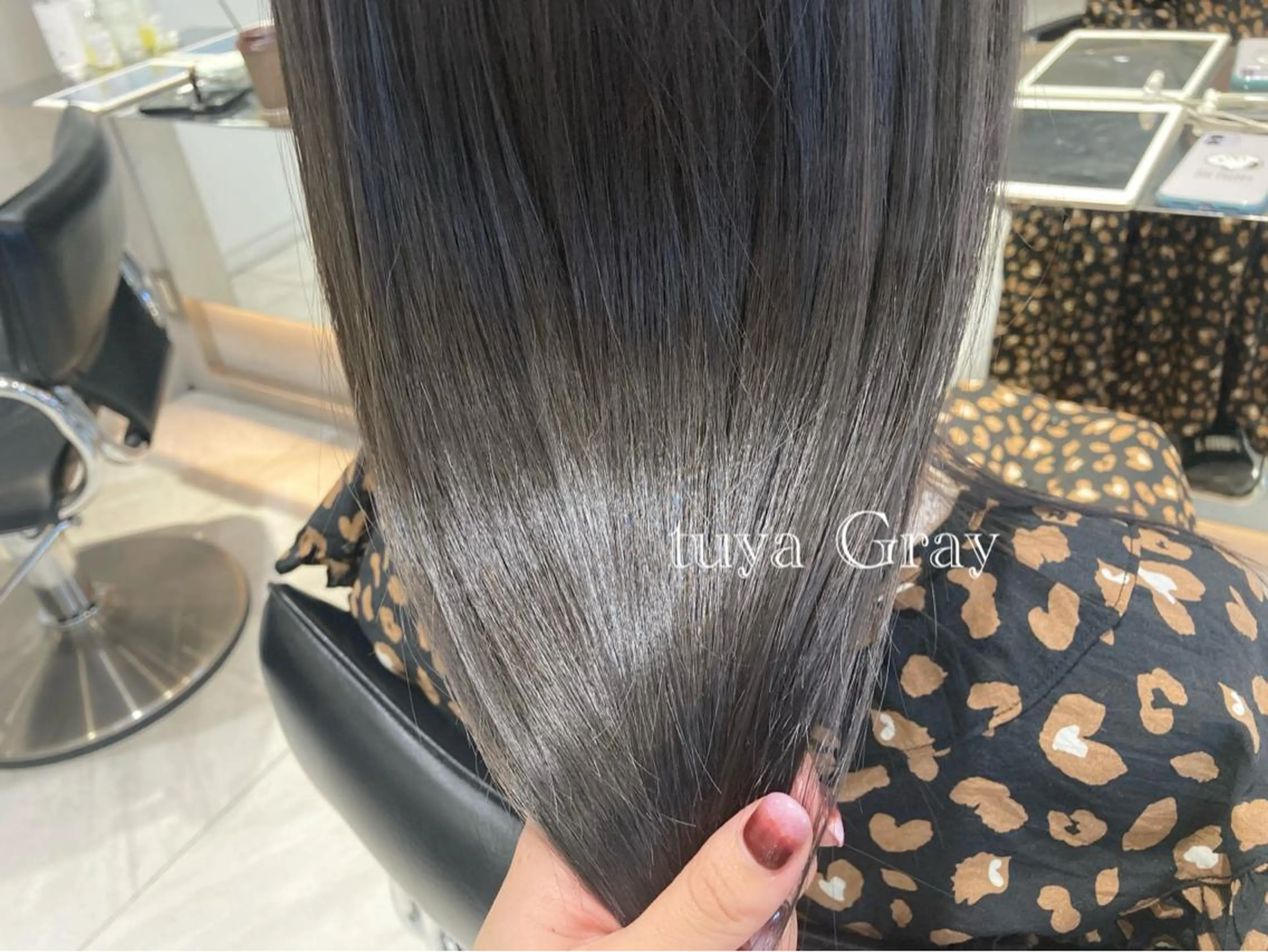 ミディアム カラー ヘアアレンジ ブリーチ ブリーチなしカラー トリートメント ヘアカラー トリートメント ヘッドスパ ヘアセット オリーブ透明感カラー 表参道/MIKUのヘアスタイル