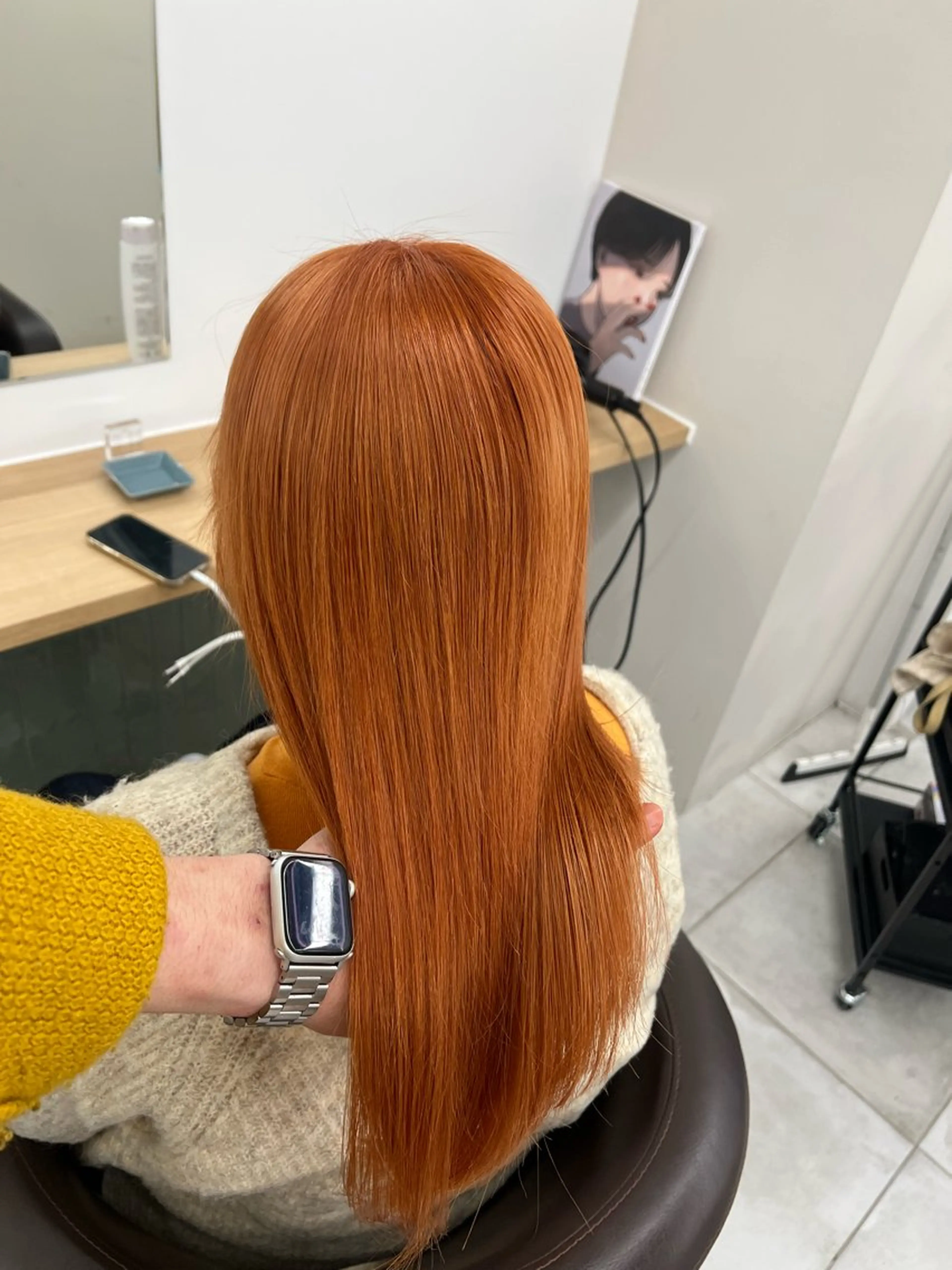 ロング カラー カット ヘアカラー トリートメント 赤みゼロ/透明感 カラー🌿KANTAのヘアスタイル