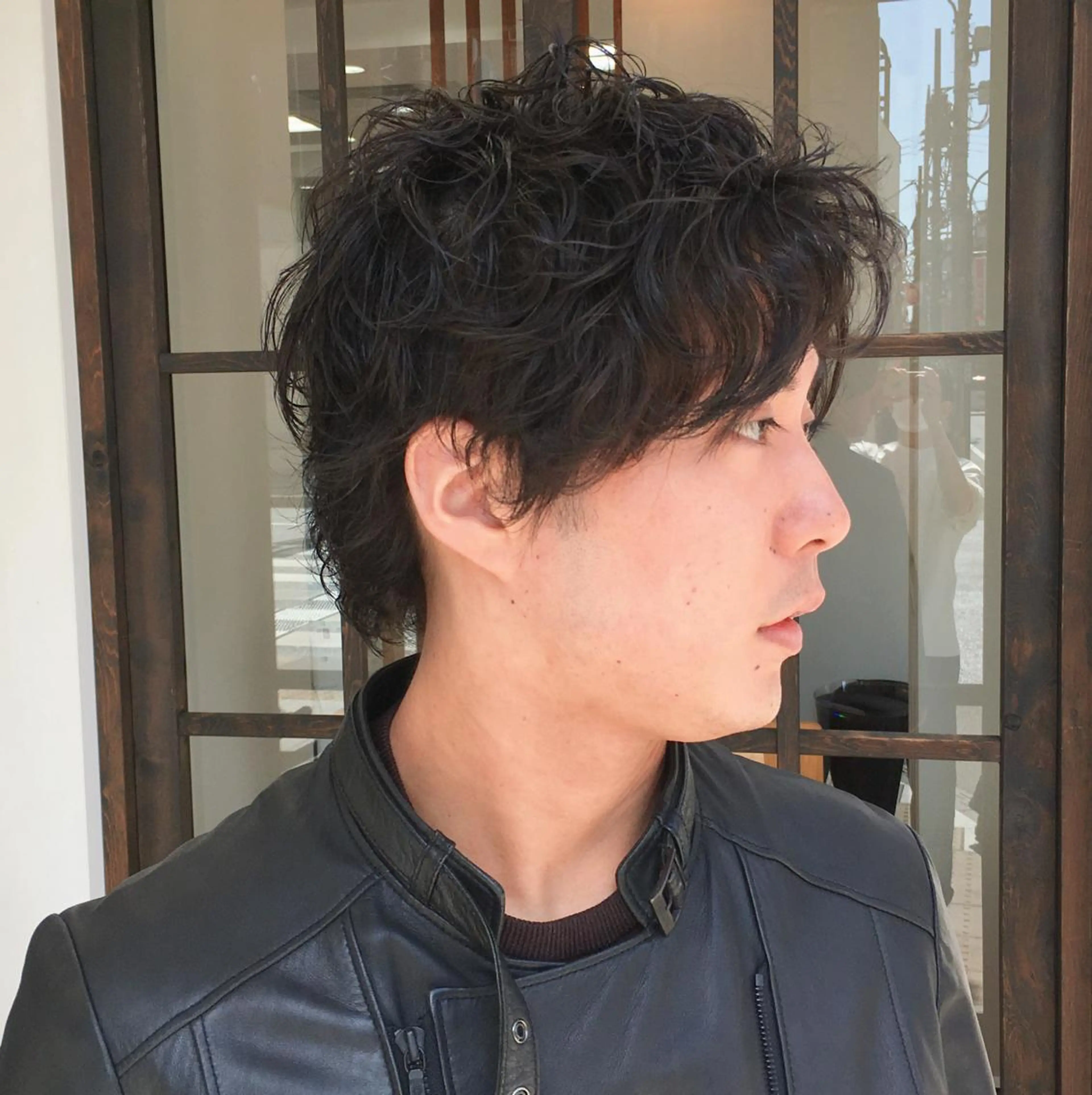 ショート パーマ メンズ メンズパーマ スパイラルパーマ すごう こうへいのヘアスタイル