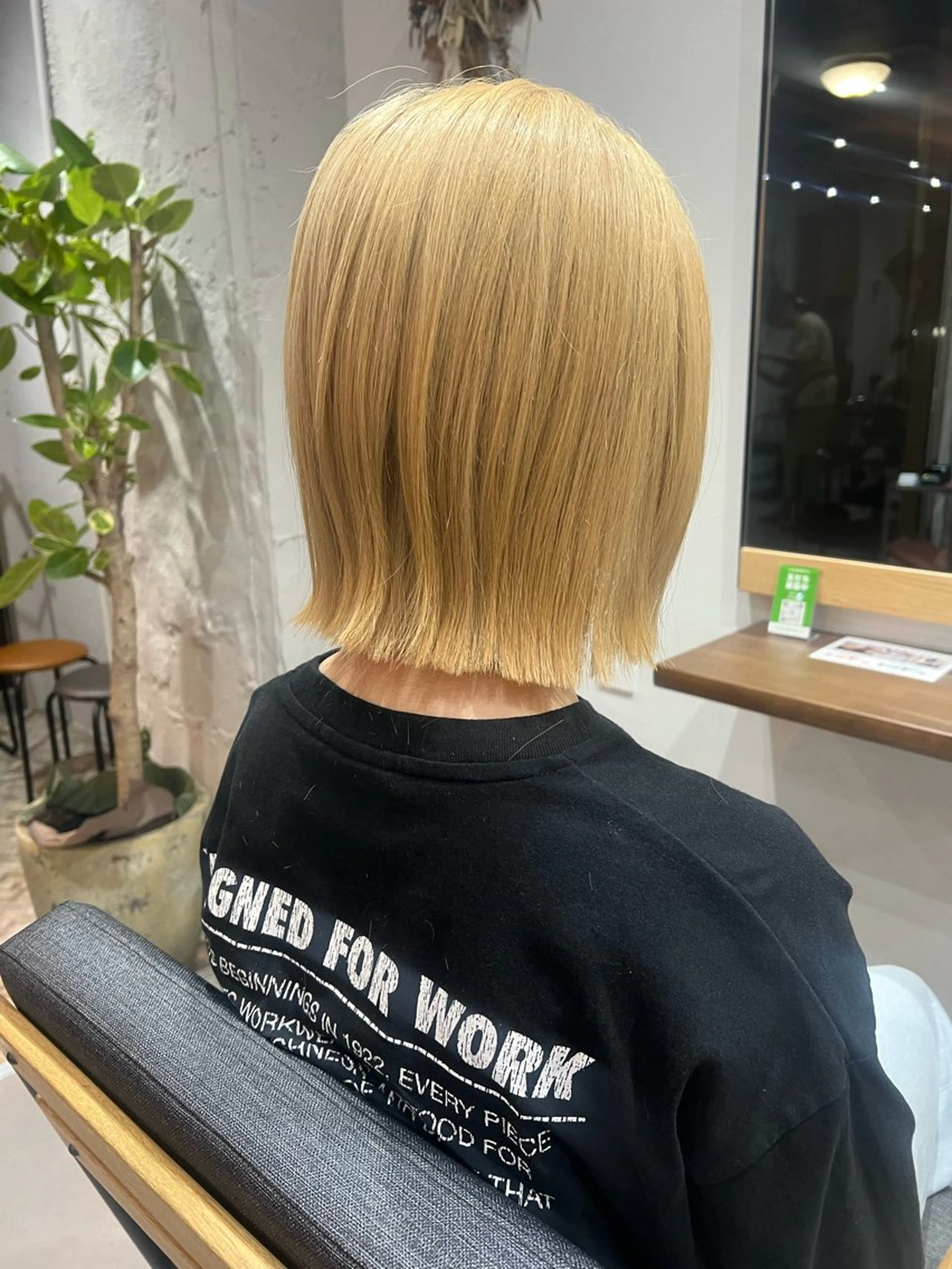 ミディアム ボブ feliz  hair所属・福井 采未のヘアスタイル