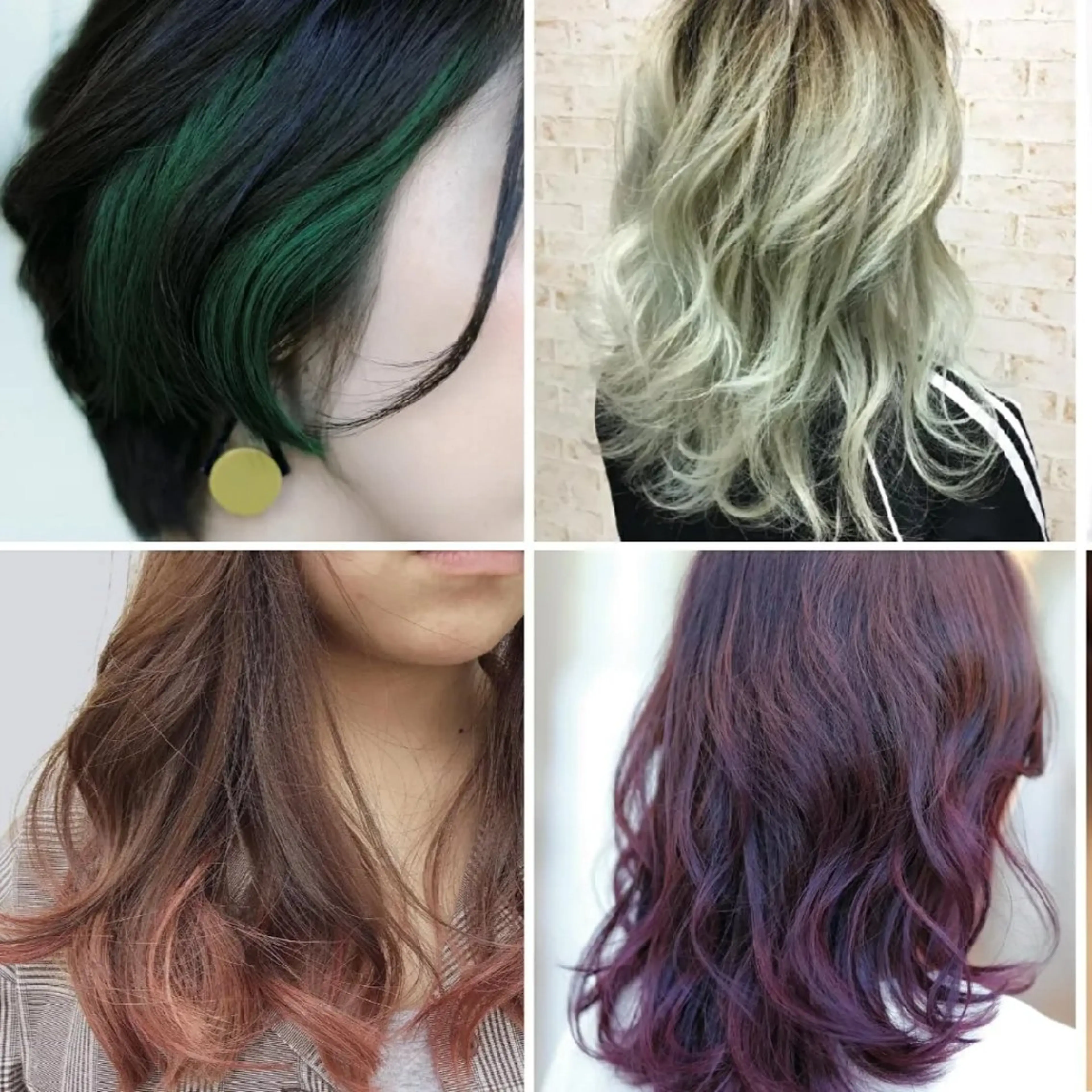 ハイライト＆ローライト（ノジアビビッドな髪色）の写真