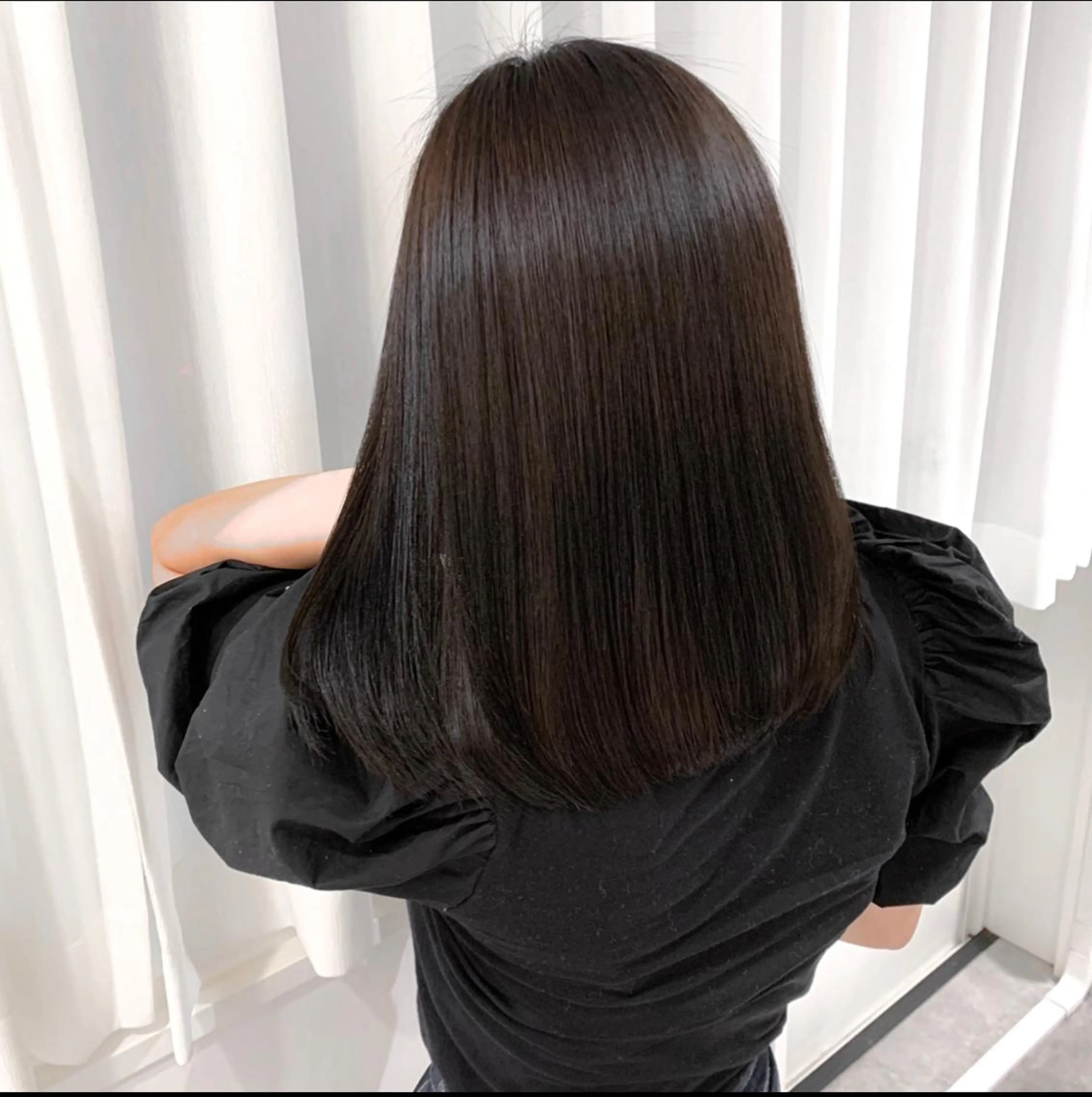 セミロング カラー i'll.所属・i'll 未空のヘアスタイル