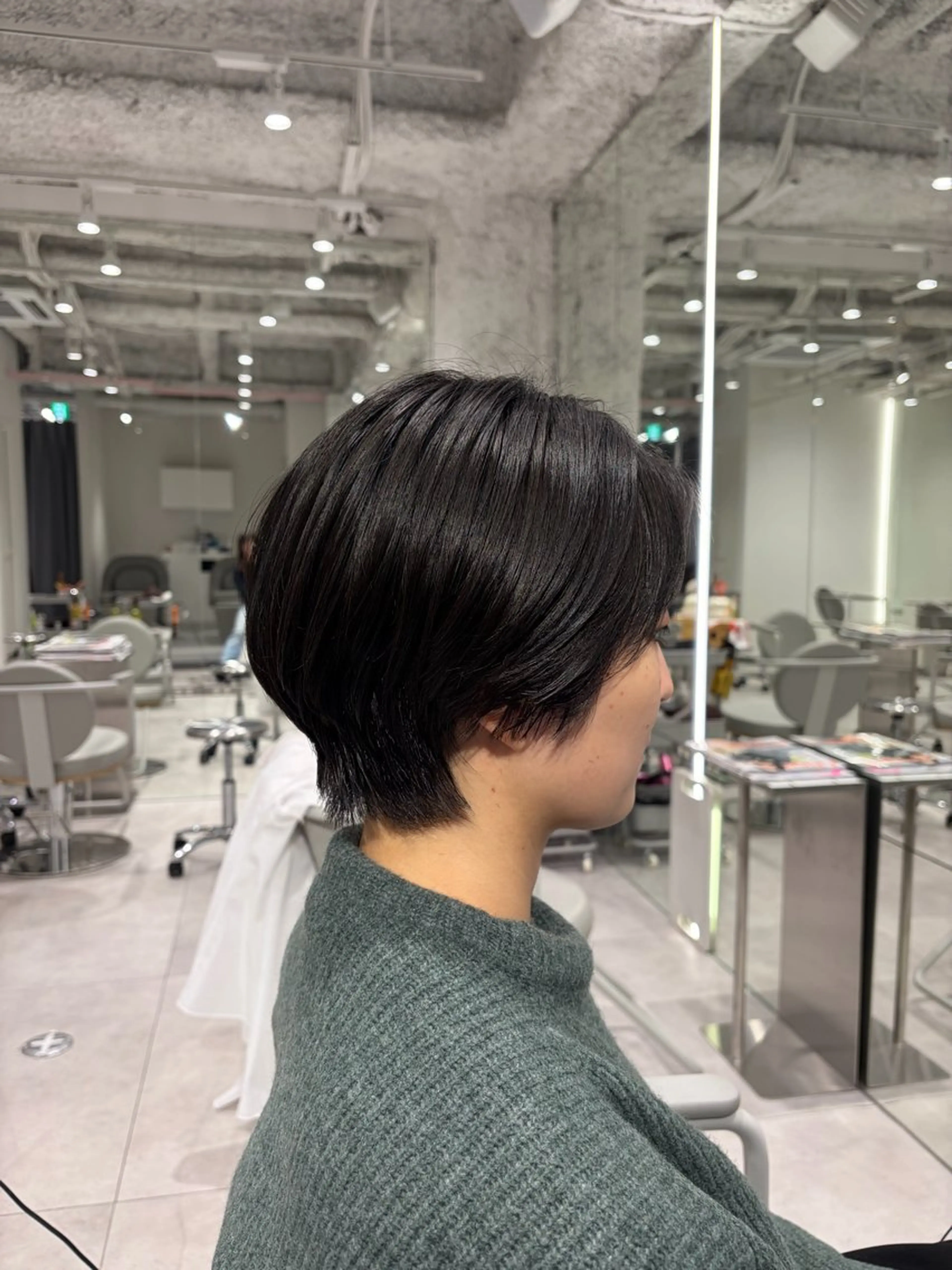 ショート ハンサムショート ショートヘア レイヤー♡ 石川優奈のヘアスタイル