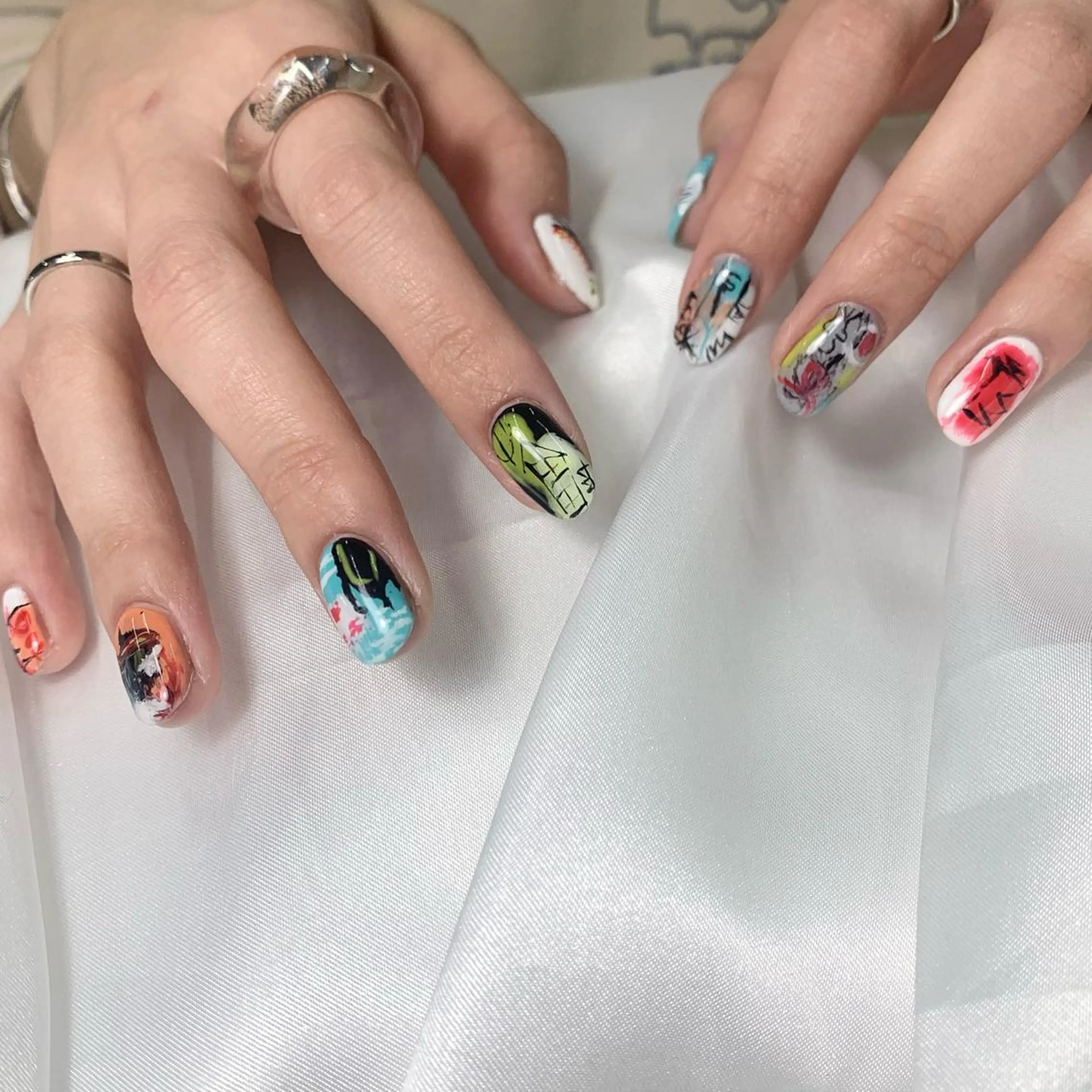 ネイル kana/モード ・グランジ໒꒱のネイルデザイン