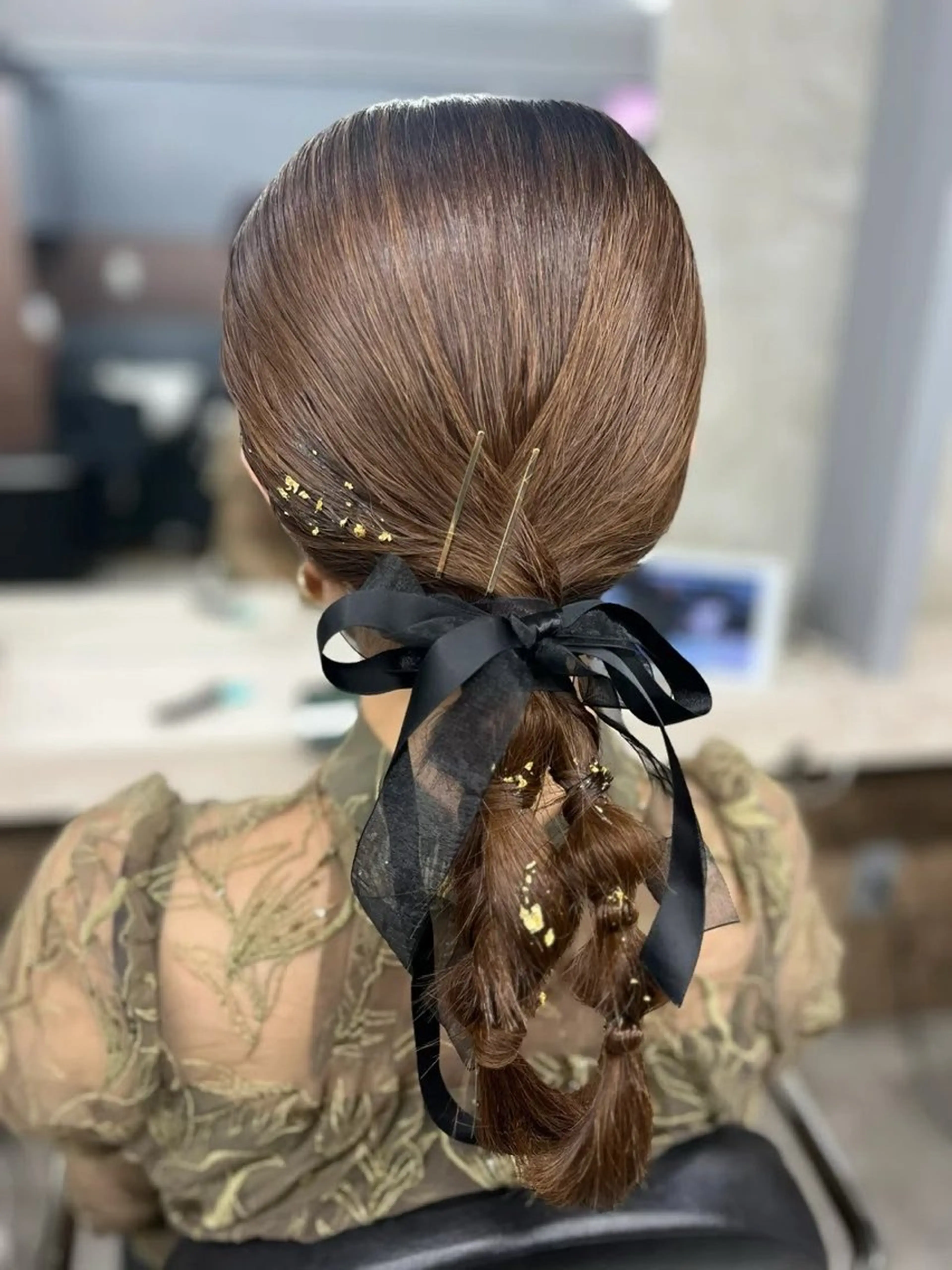 ヘアアレンジ ヘアセット 🐈‍⬛多系統🕶 tsubura🖤のヘアスタイル