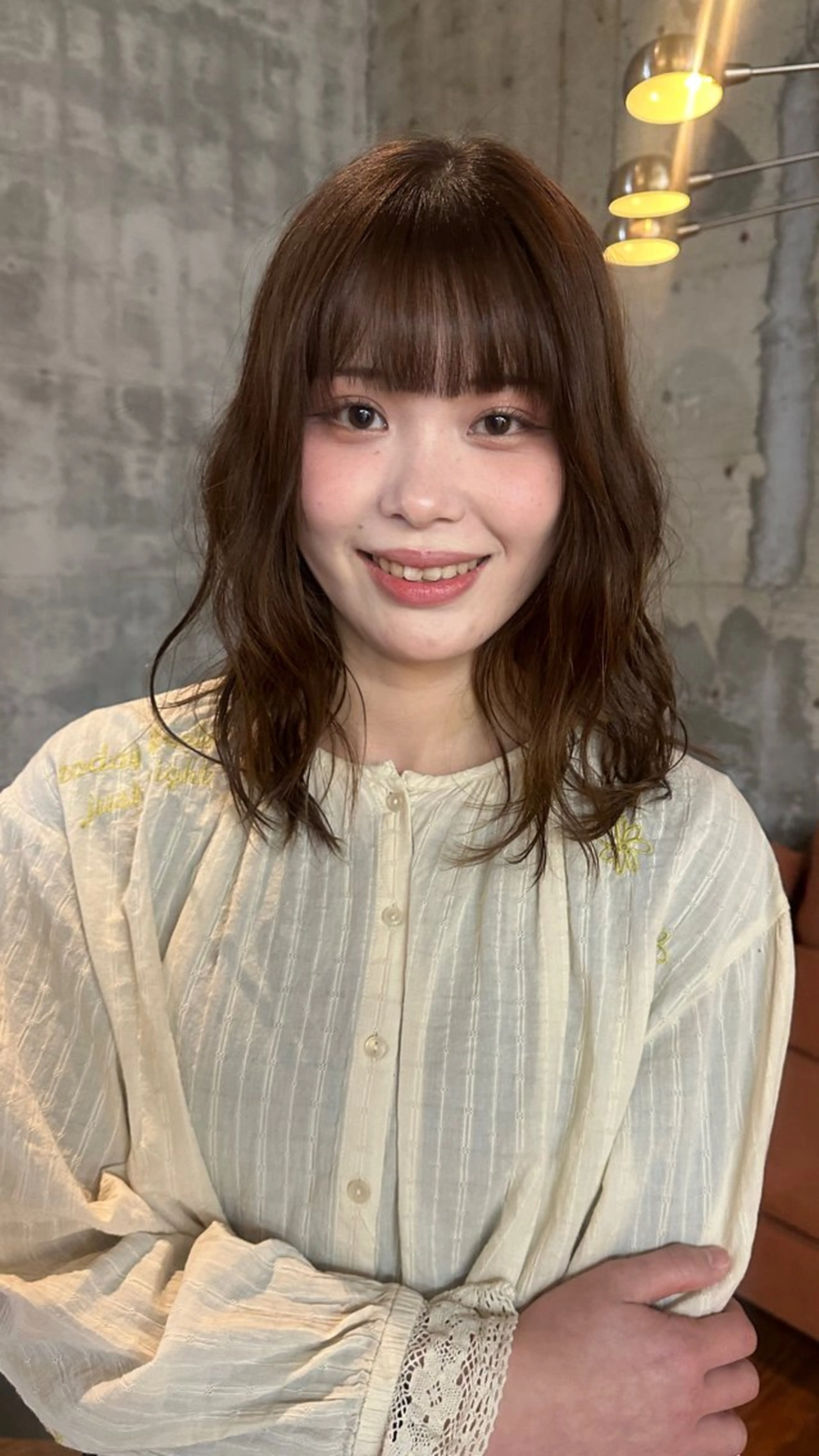 ミディアム パーマ ミディアムパーマ デジタルパーマ 【sica】 nanaのヘアスタイル