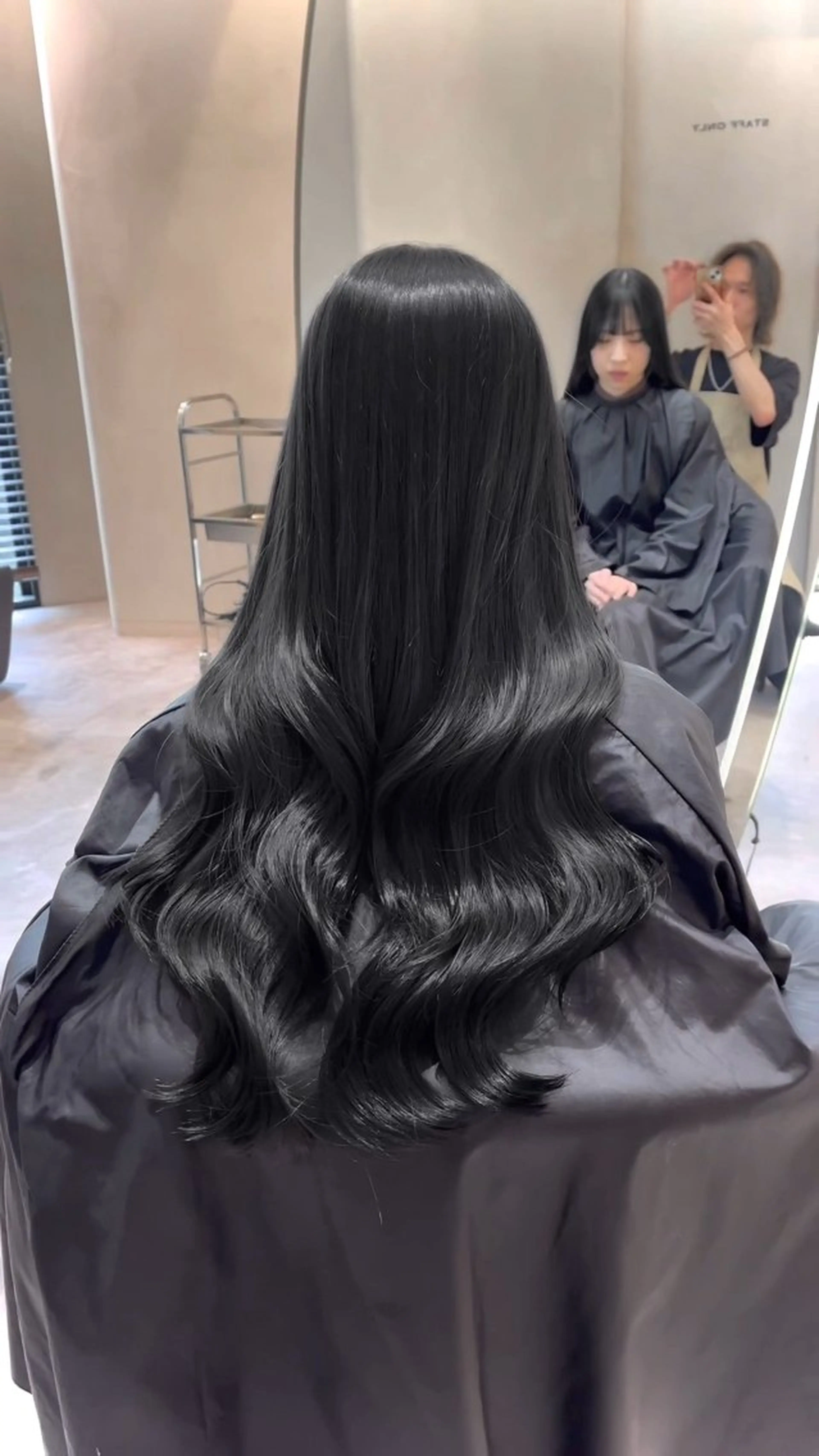 セミロング カット ヘアカラー トリートメント 韓国ヘア/館林美容室 /髪質改善/涼のヘアスタイル