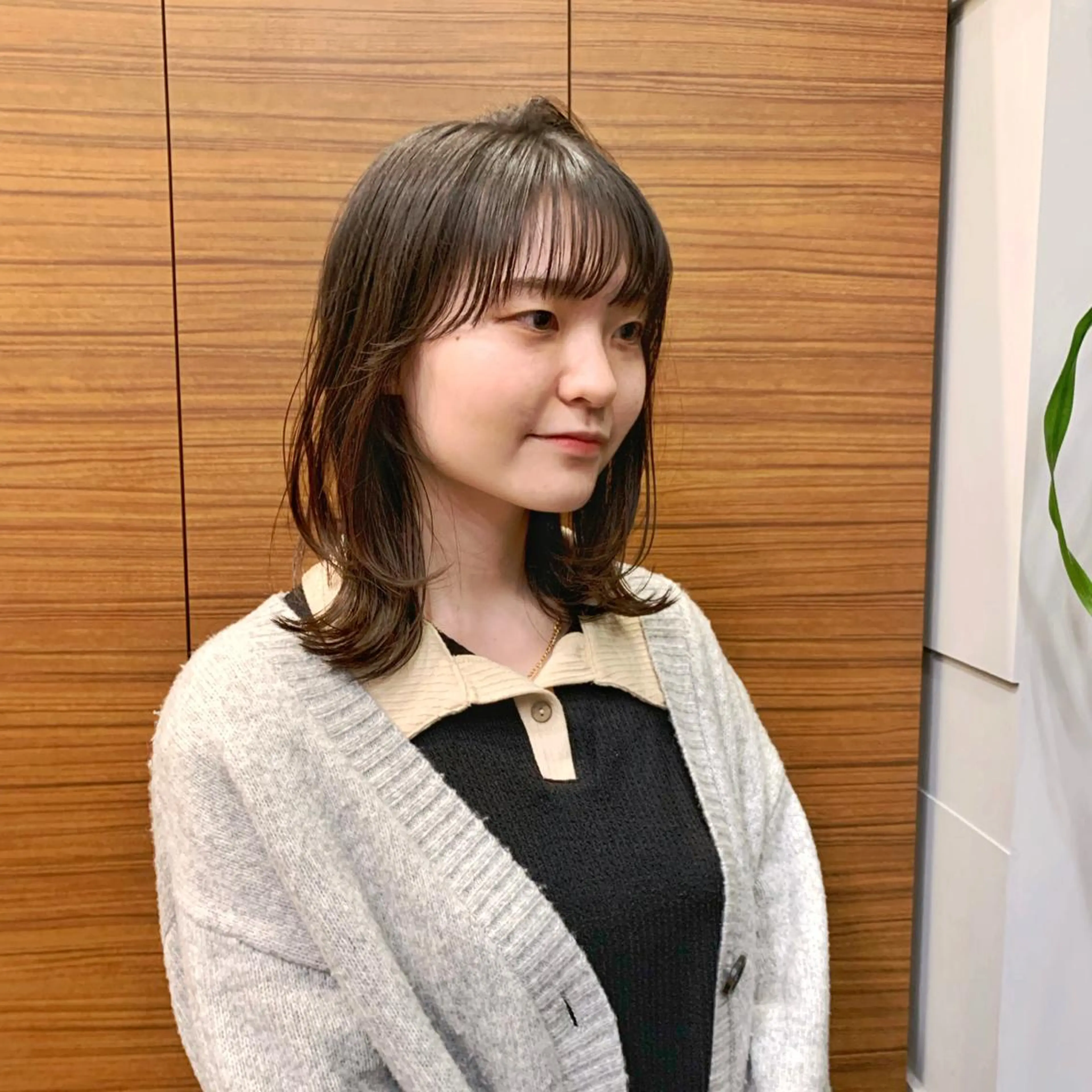 ミディアム aoi /パーマ /まるみショートのヘアスタイル