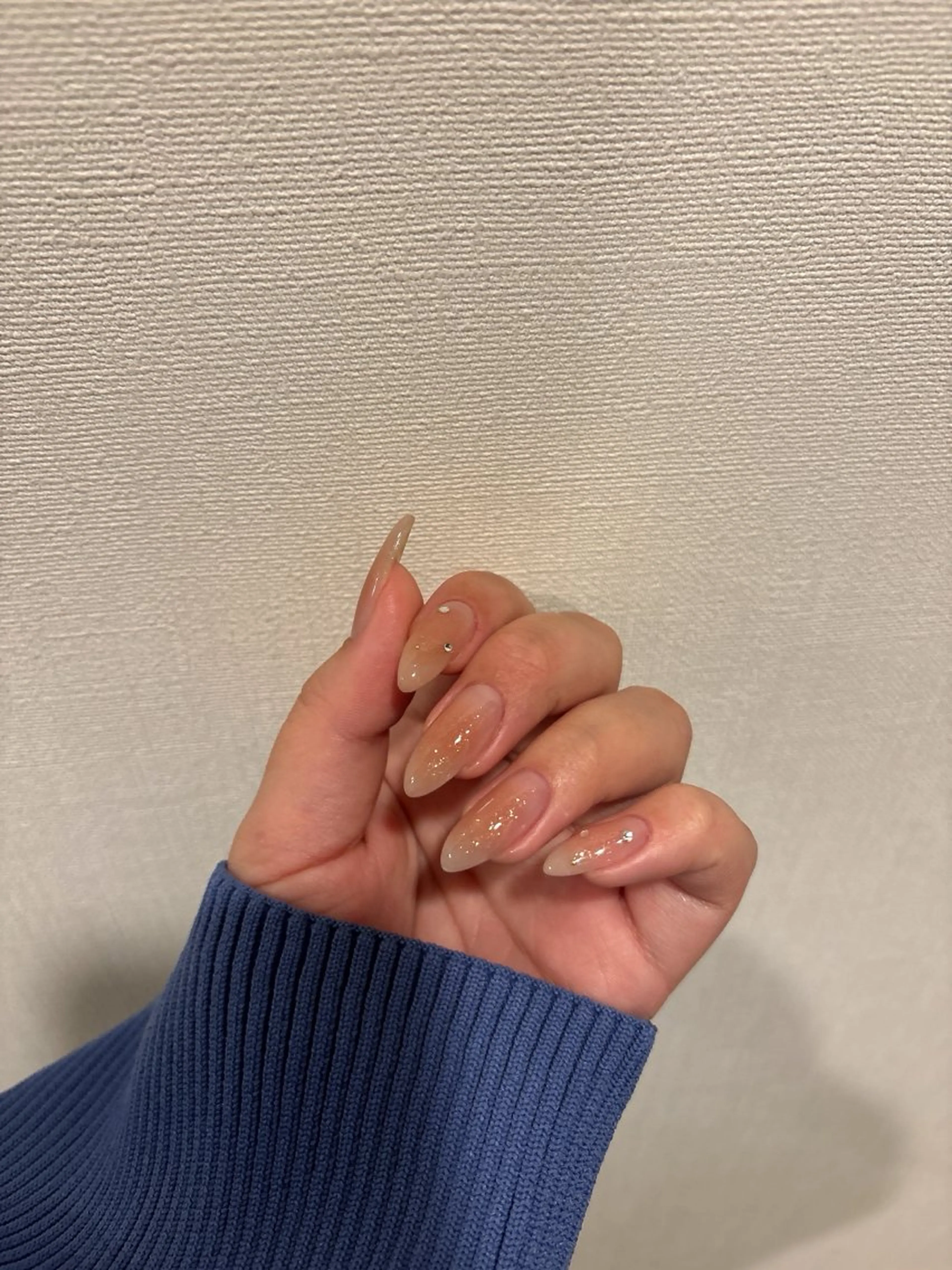 ネイル チークネイル ハンドネイル Maede Kanaのネイルデザイン