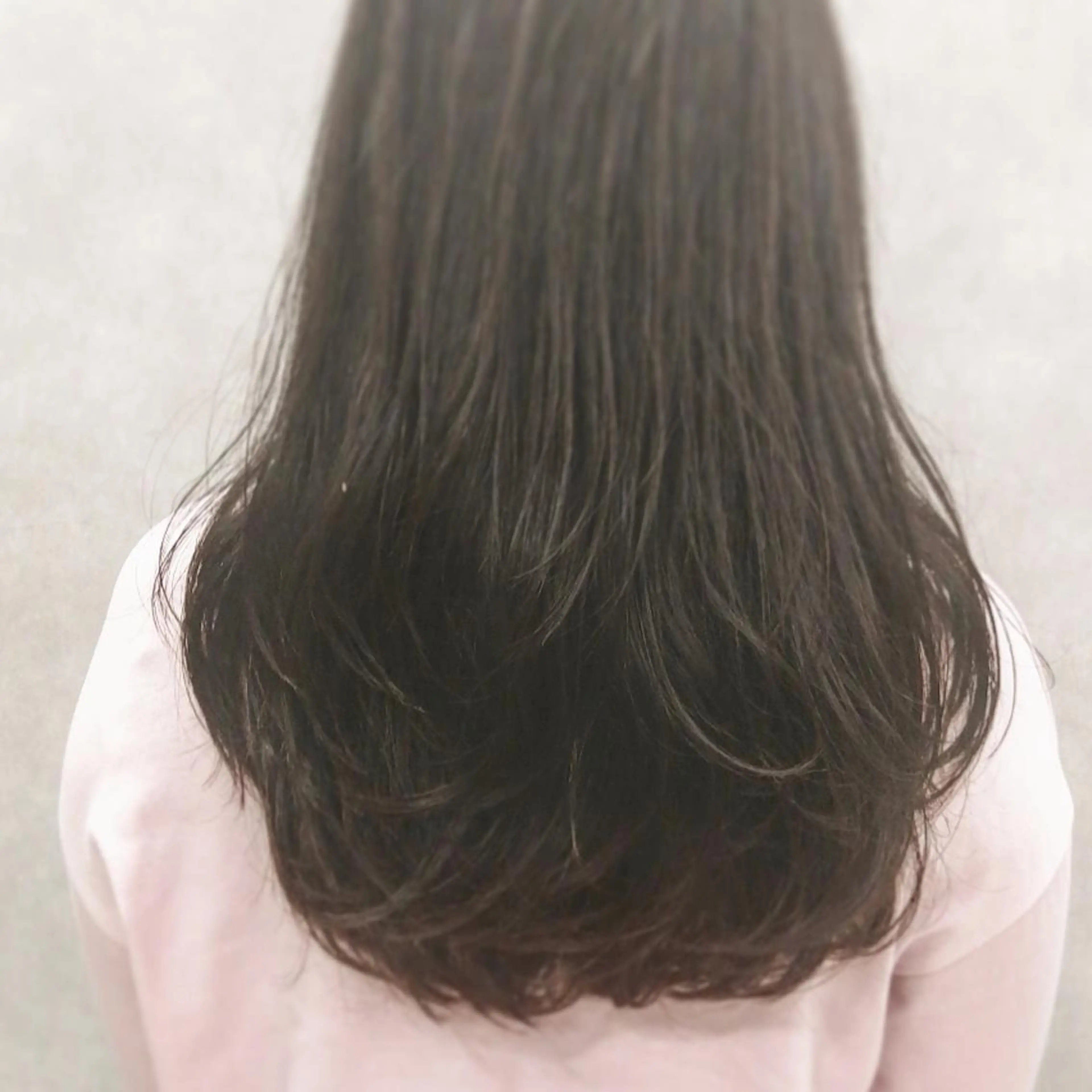 ロング パーマ レイヤーカット デジタルパーマ ストレートパーマ hase _のヘアスタイル