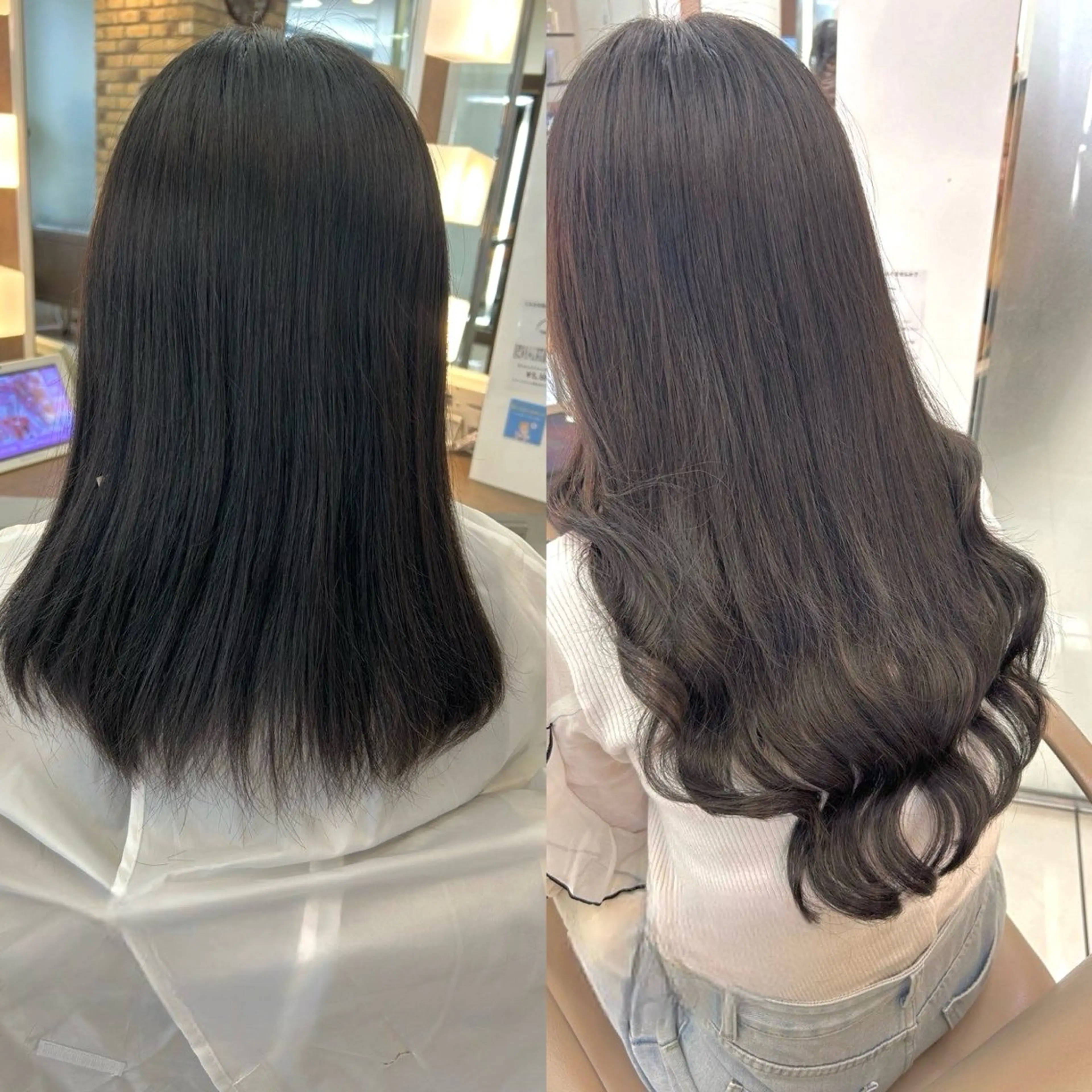 エクステ ヘアメ🎀推しカラー 🥣横浜/しほ🧸のヘアスタイル