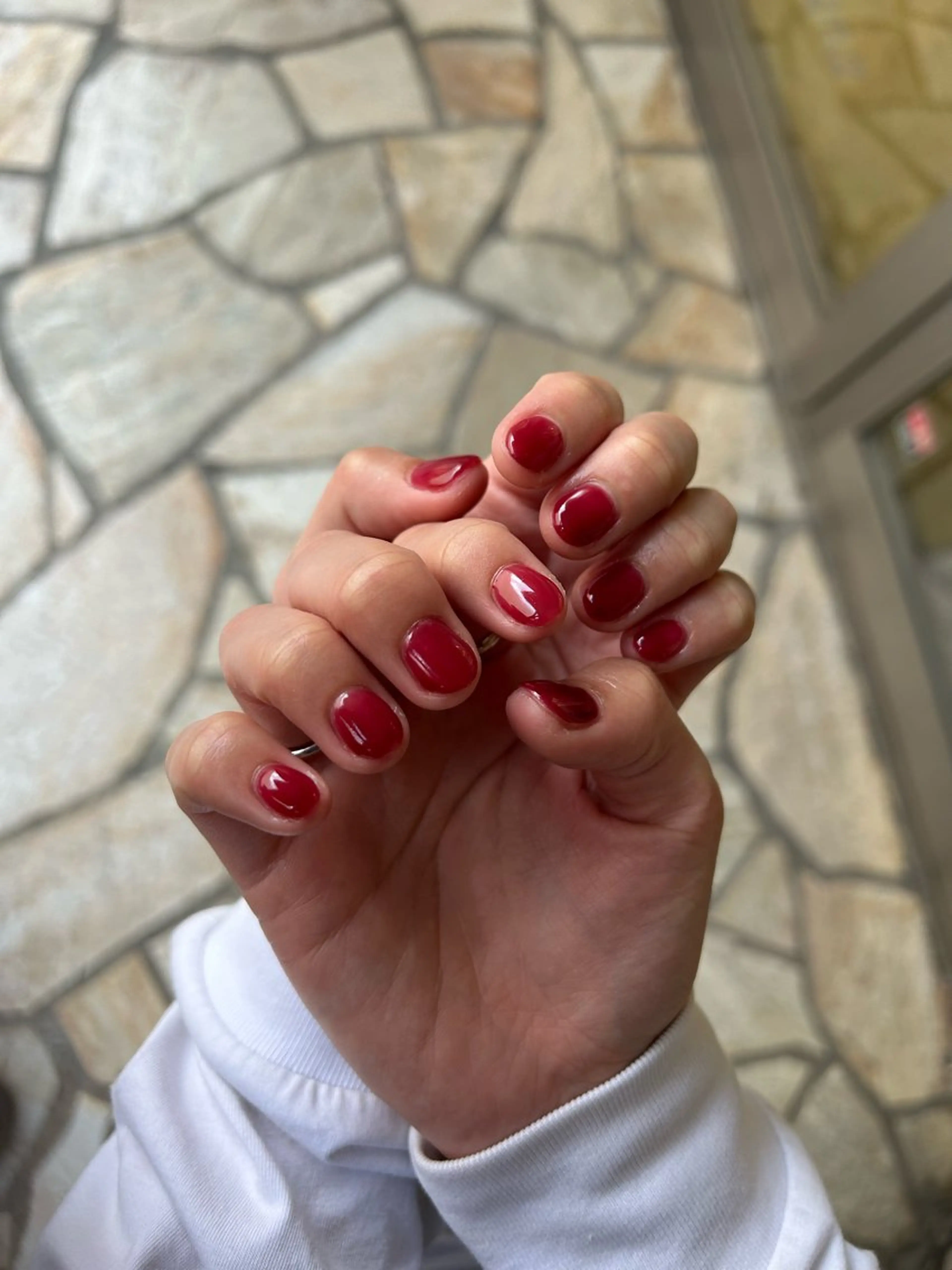 ネイル ワンカラーネイル 野口 姫和のネイルデザイン