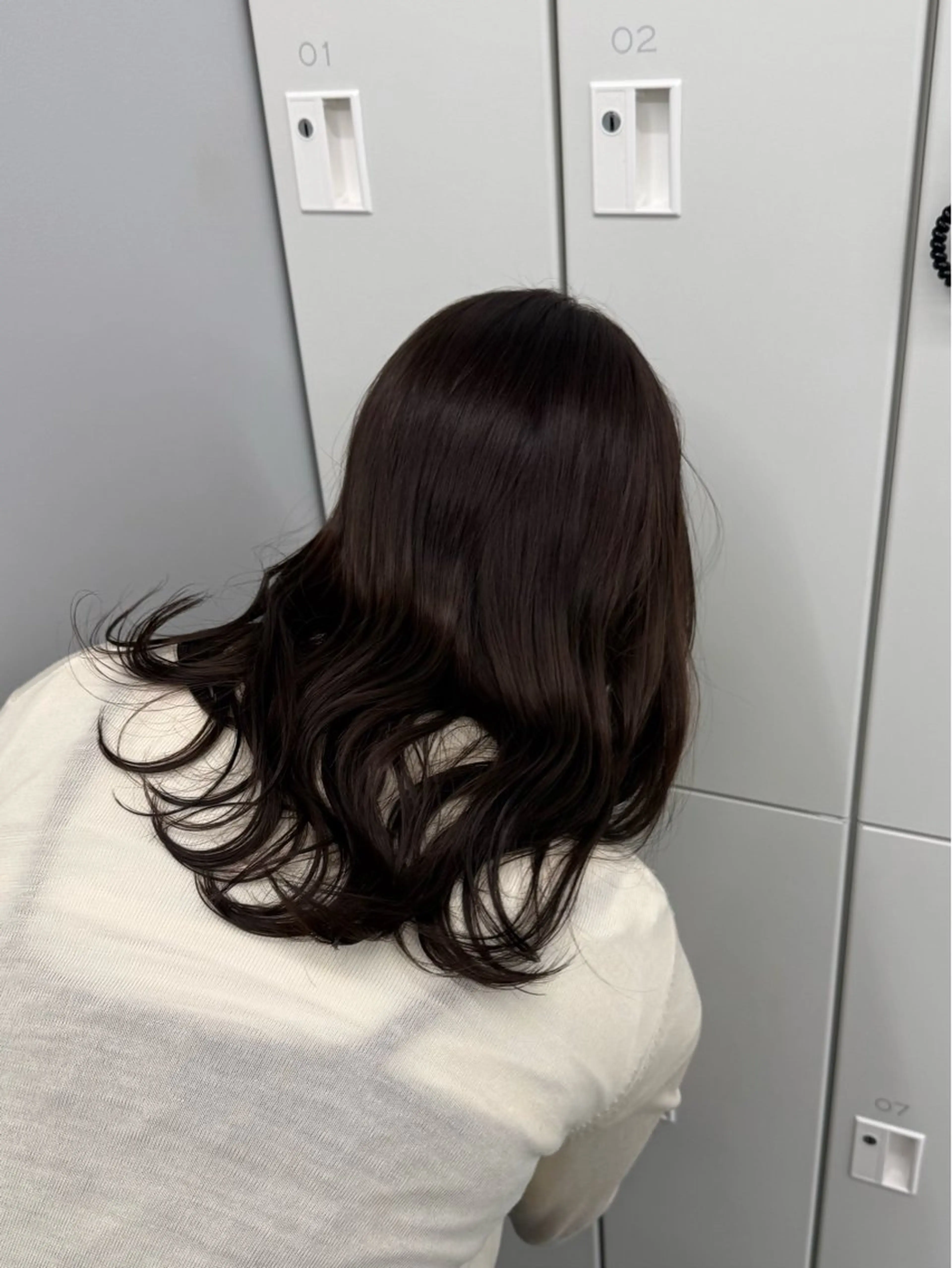 セミロング ヘアカラー SARINA ROCCO3rdのヘアスタイル