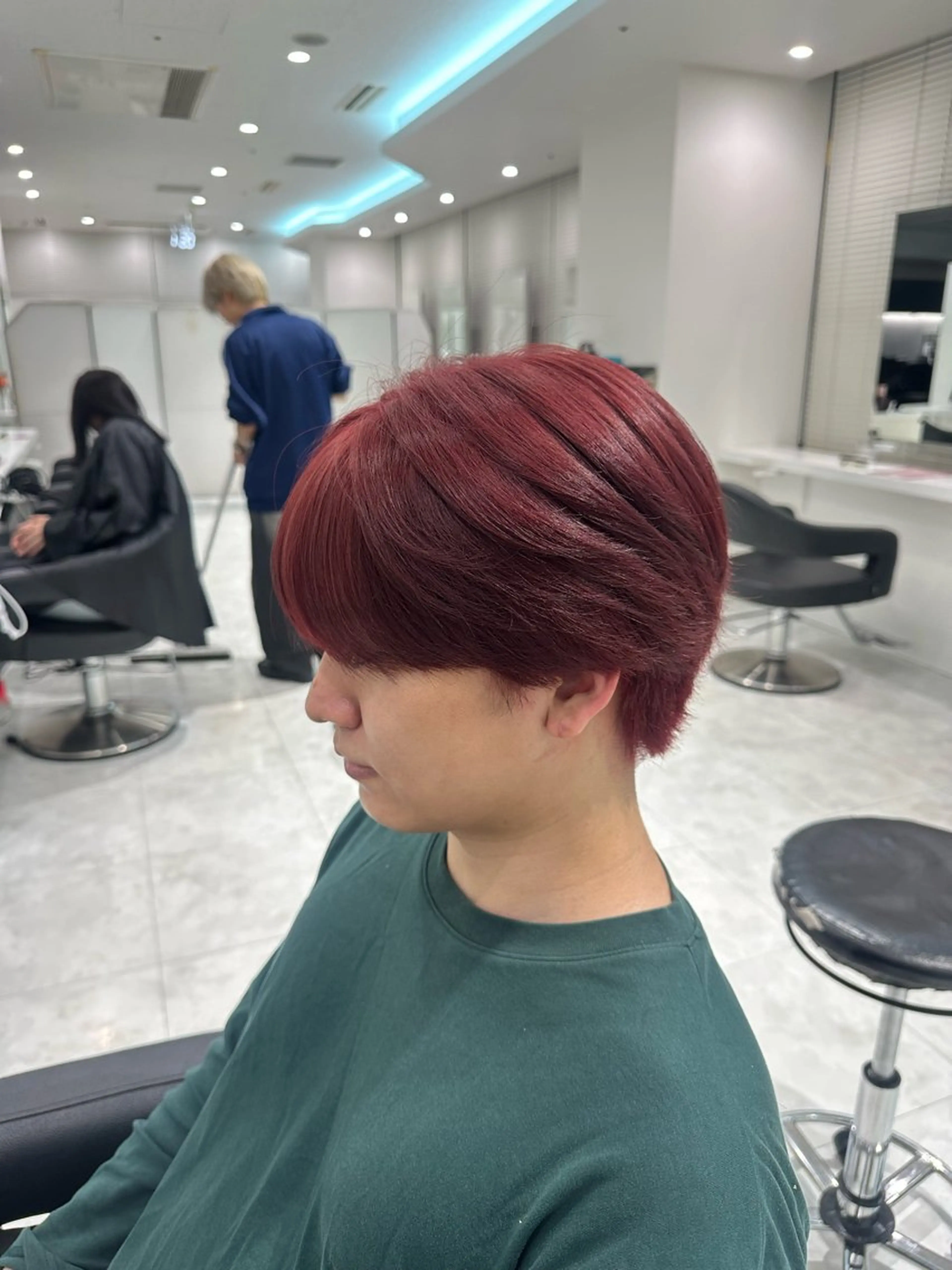 ショート カラー メンズ カット ヘアカラー トリートメント ヘッドスパ 🐺韓国風メンズ特化 あさひ🐺のヘアスタイル