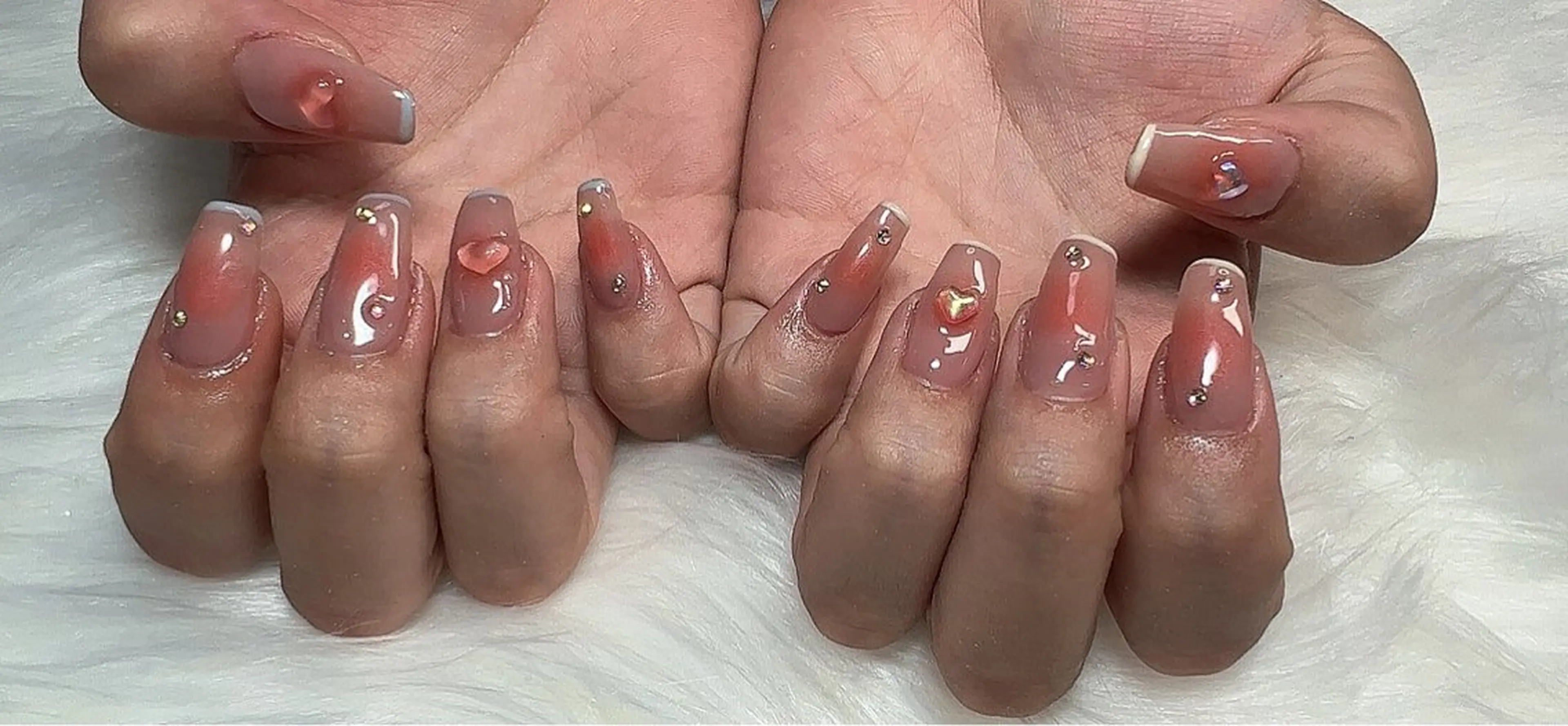 ネイル チークネイル 韓国ネイル Ruana Nailのネイルデザイン