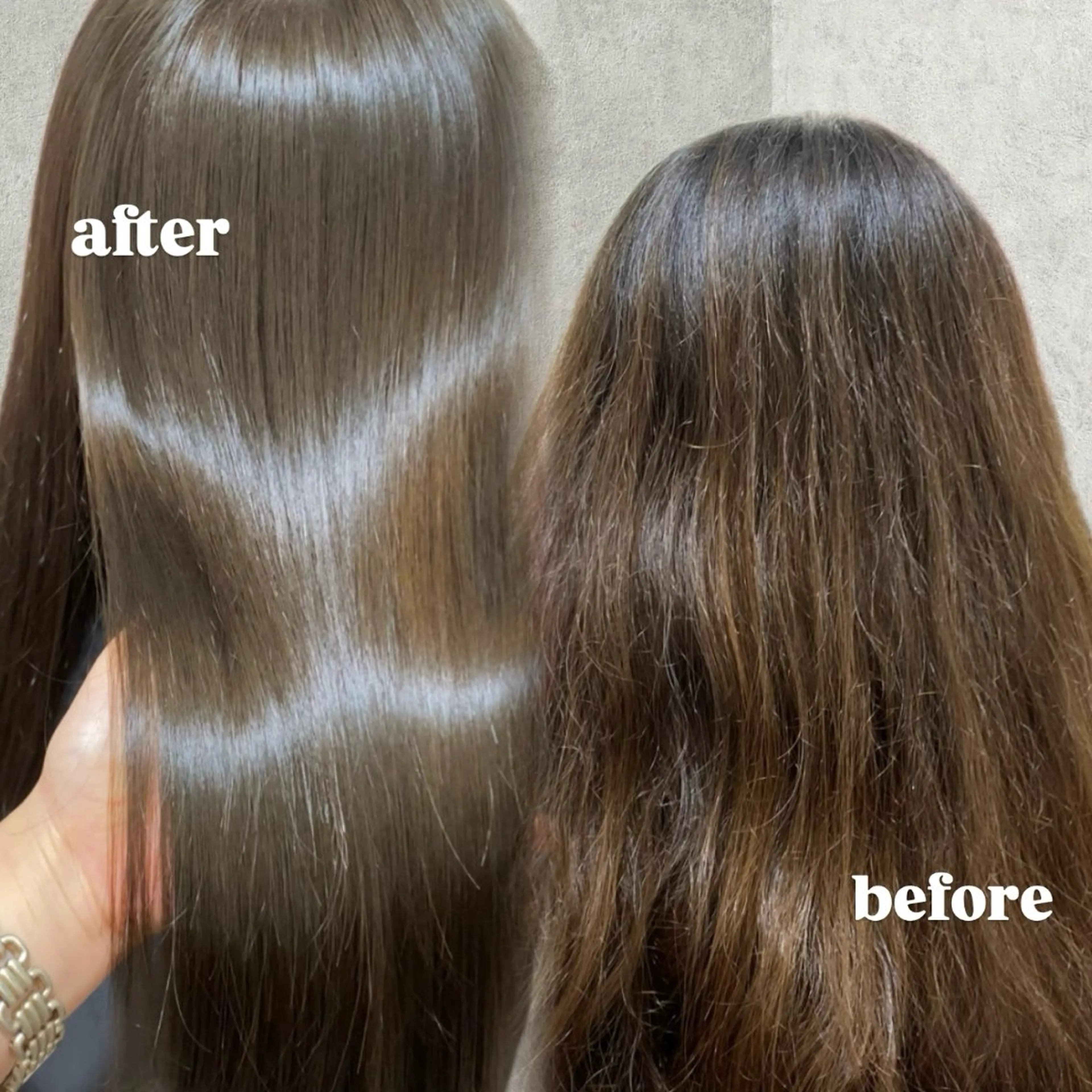 【🉐U24限定🉐】カット➕美髪酸性矯正✨️(リタッチも🉑)汗や湿気でうねる癖に💫心斎橋/美髪矯正/艶髪の写真