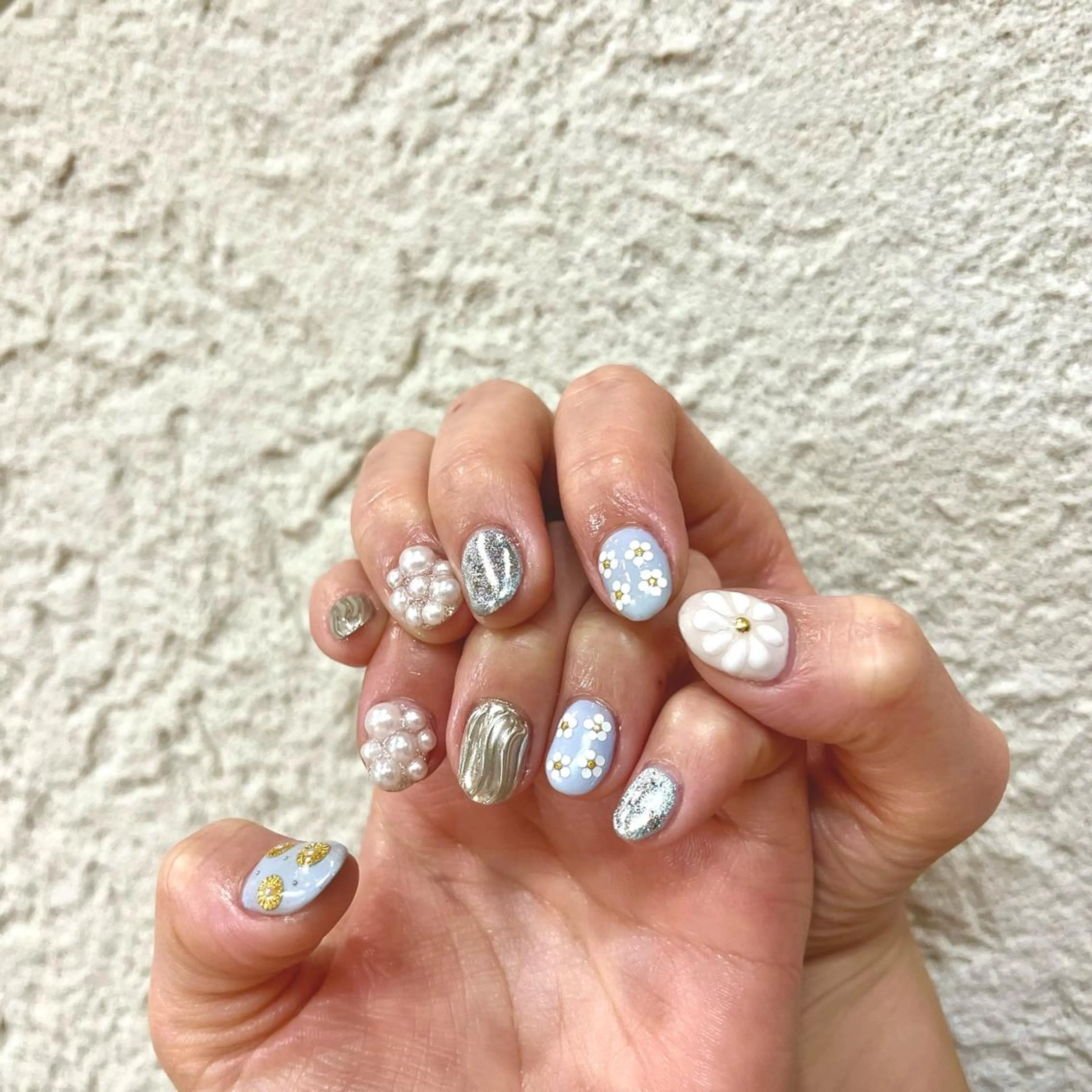 ネイル フラワーネイル TRAM-nail moriizumiのネイルデザイン