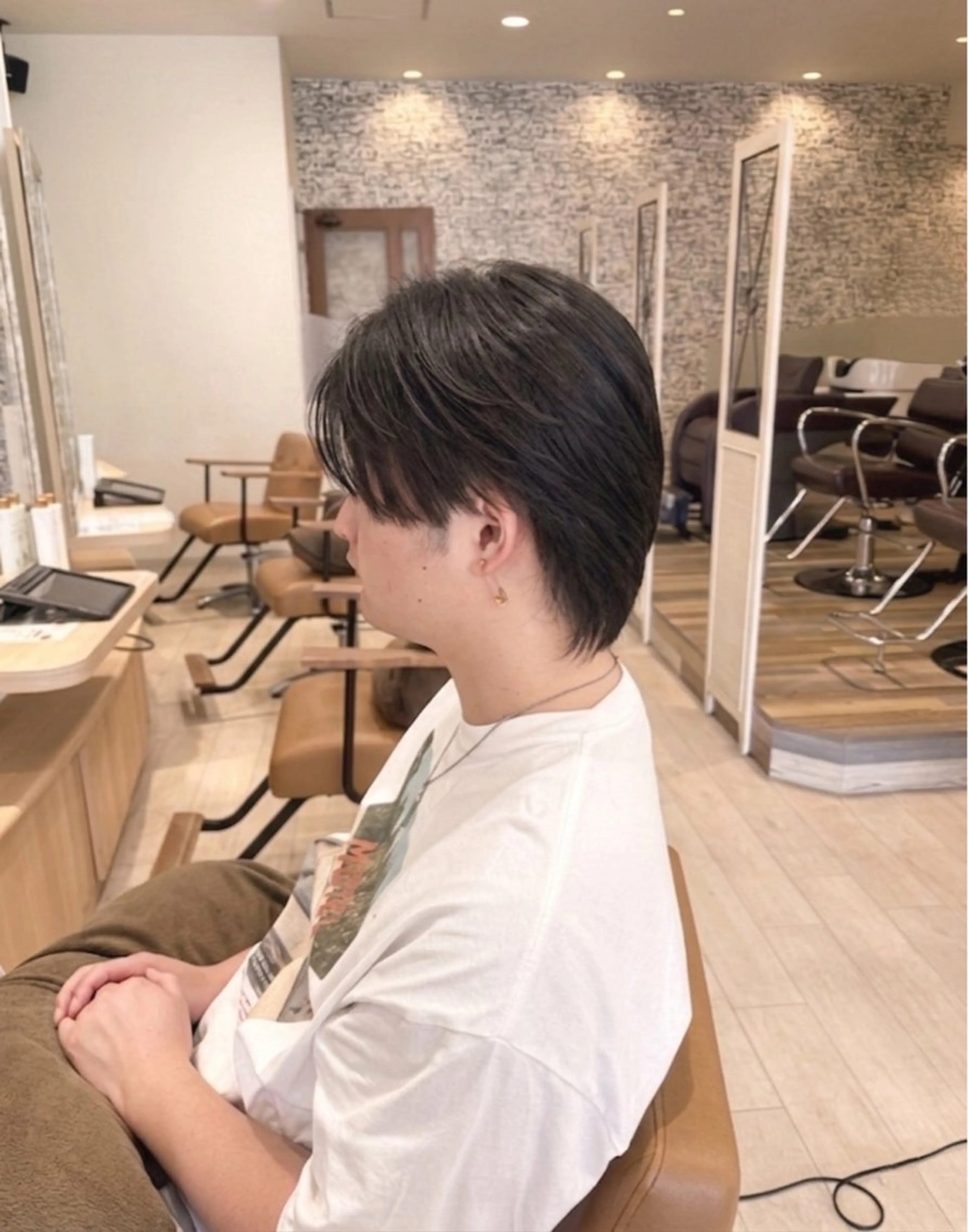 メンズ カット U24✨️0円モデル 🎀藤村音寧🎀のヘアスタイル
