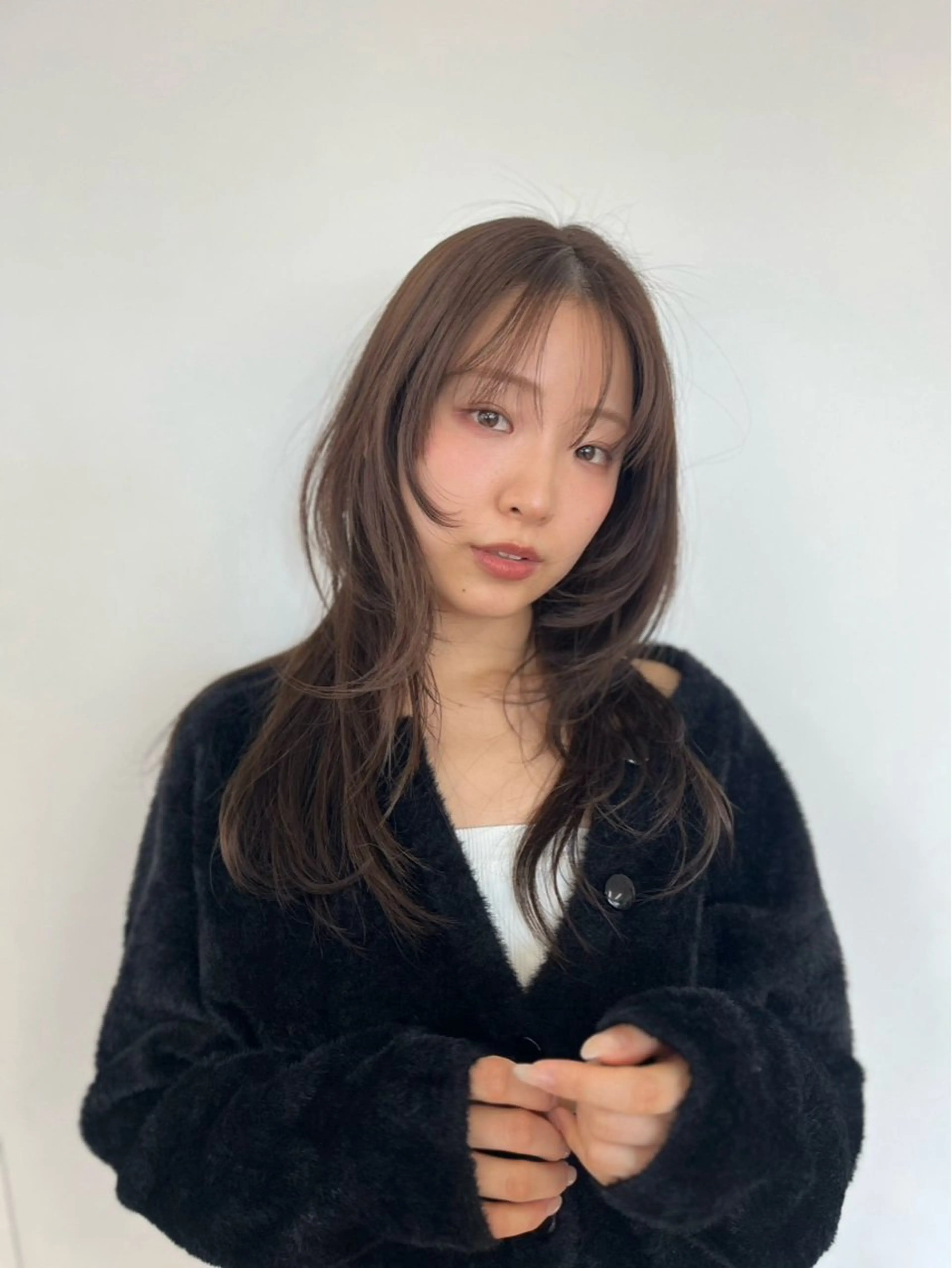 セミロング 似合わせ 垢抜け🌟 AKINOのヘアスタイル