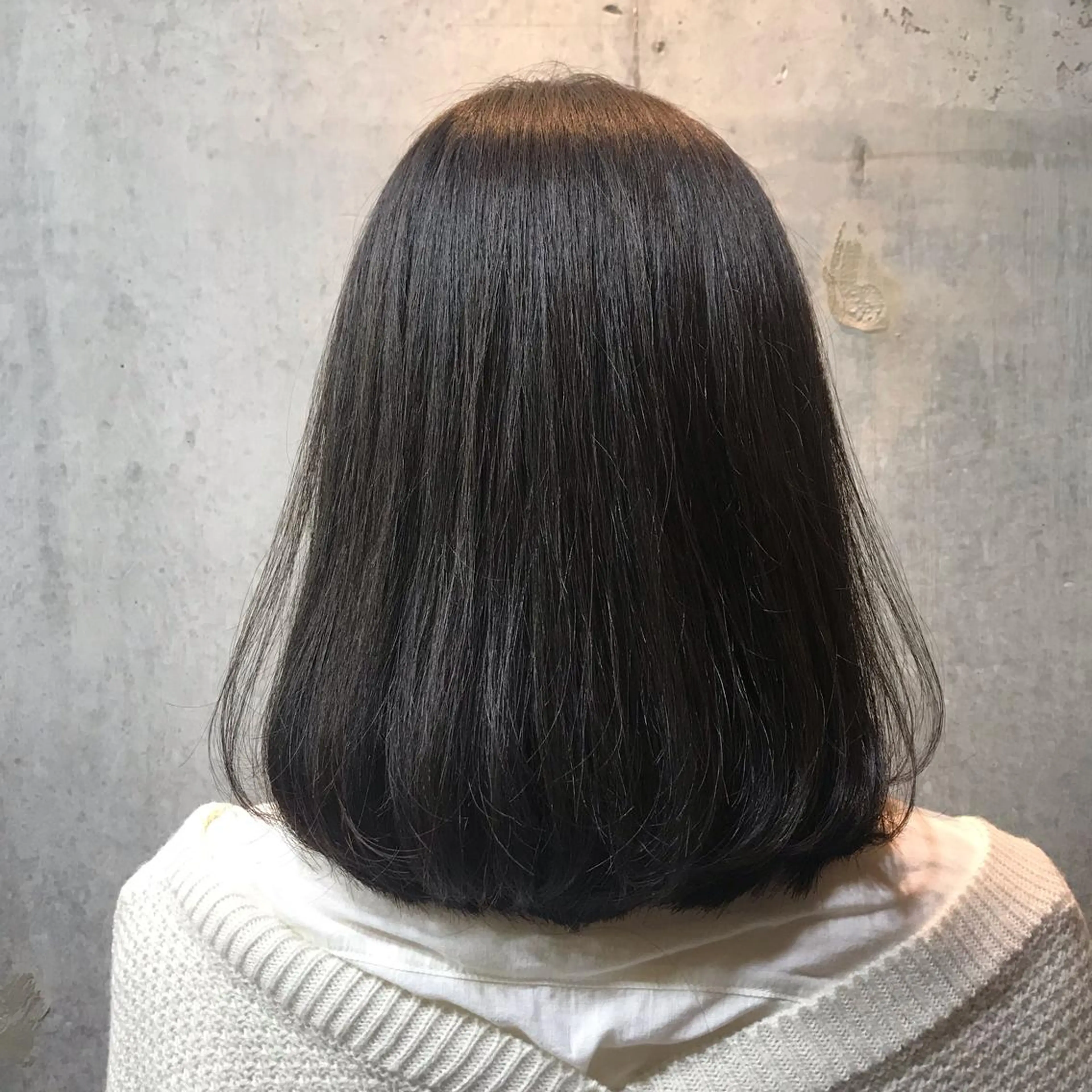 ミディアム ボブ 暗髪/艶髪/Ono .のヘアスタイル