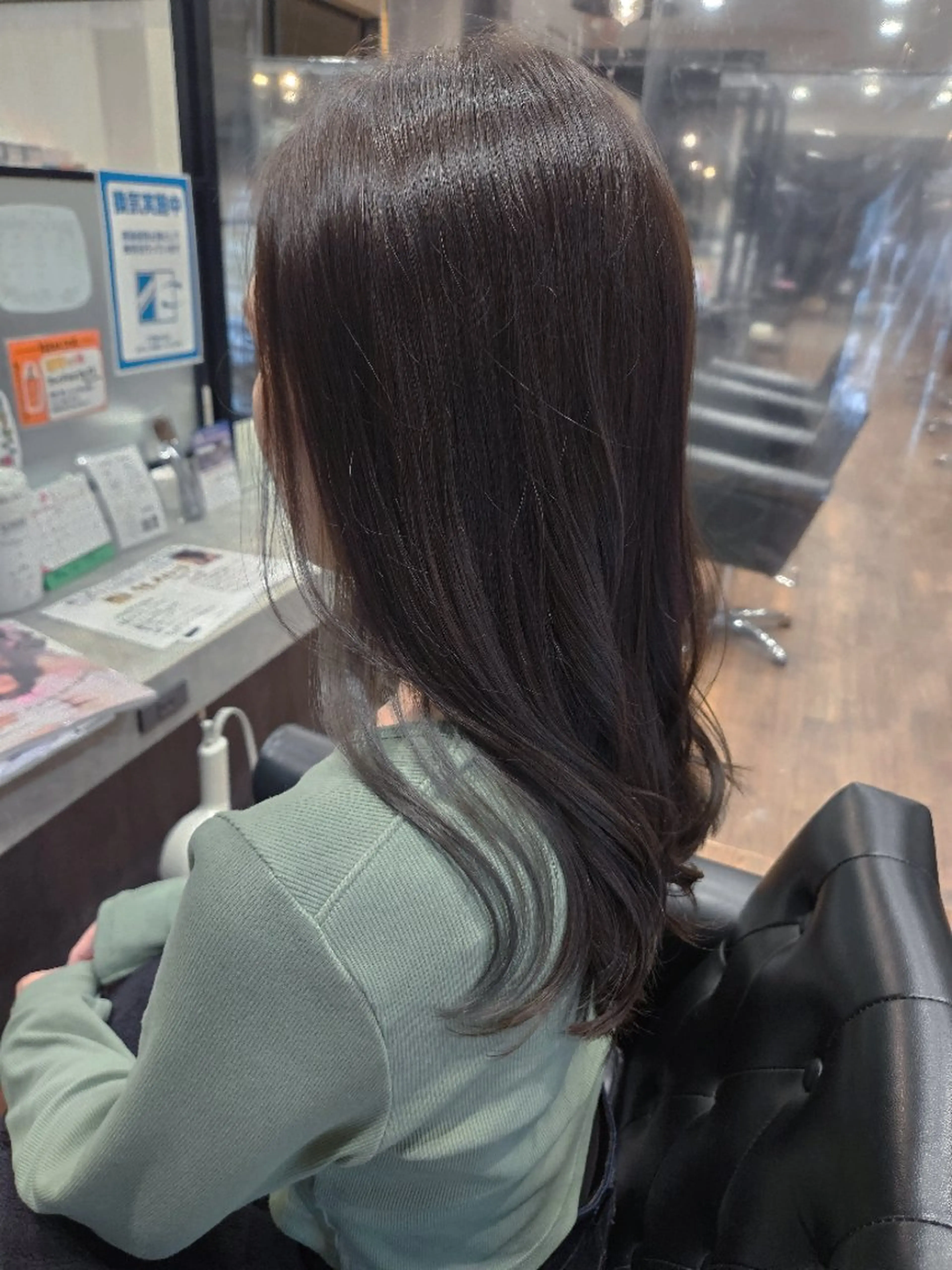 ロング カラー カット ヘアカラー トリートメント 関口 友菜のヘアスタイル