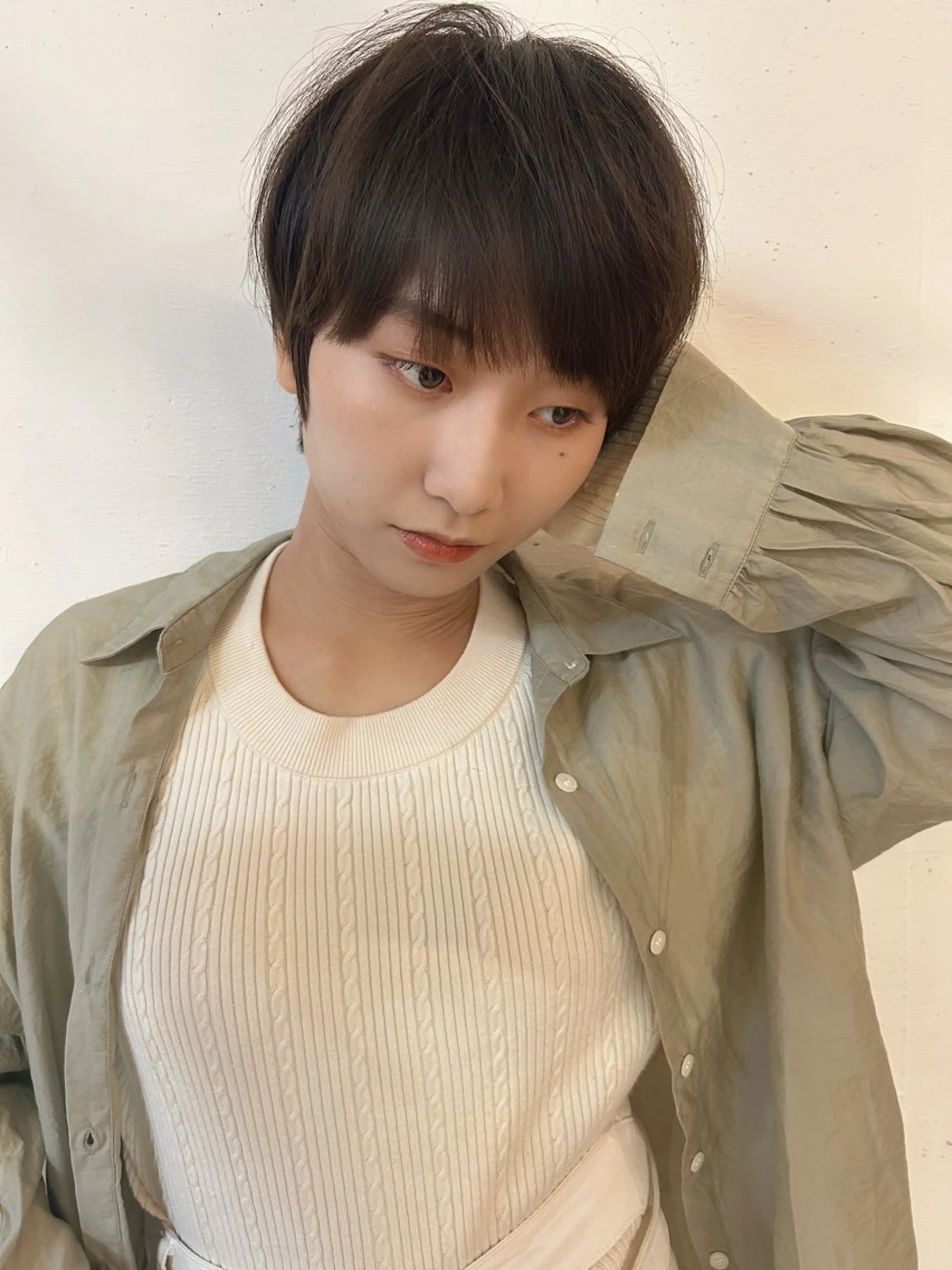 ショート 💛🤍U too e’s 鎌倉🧸のヘアスタイル