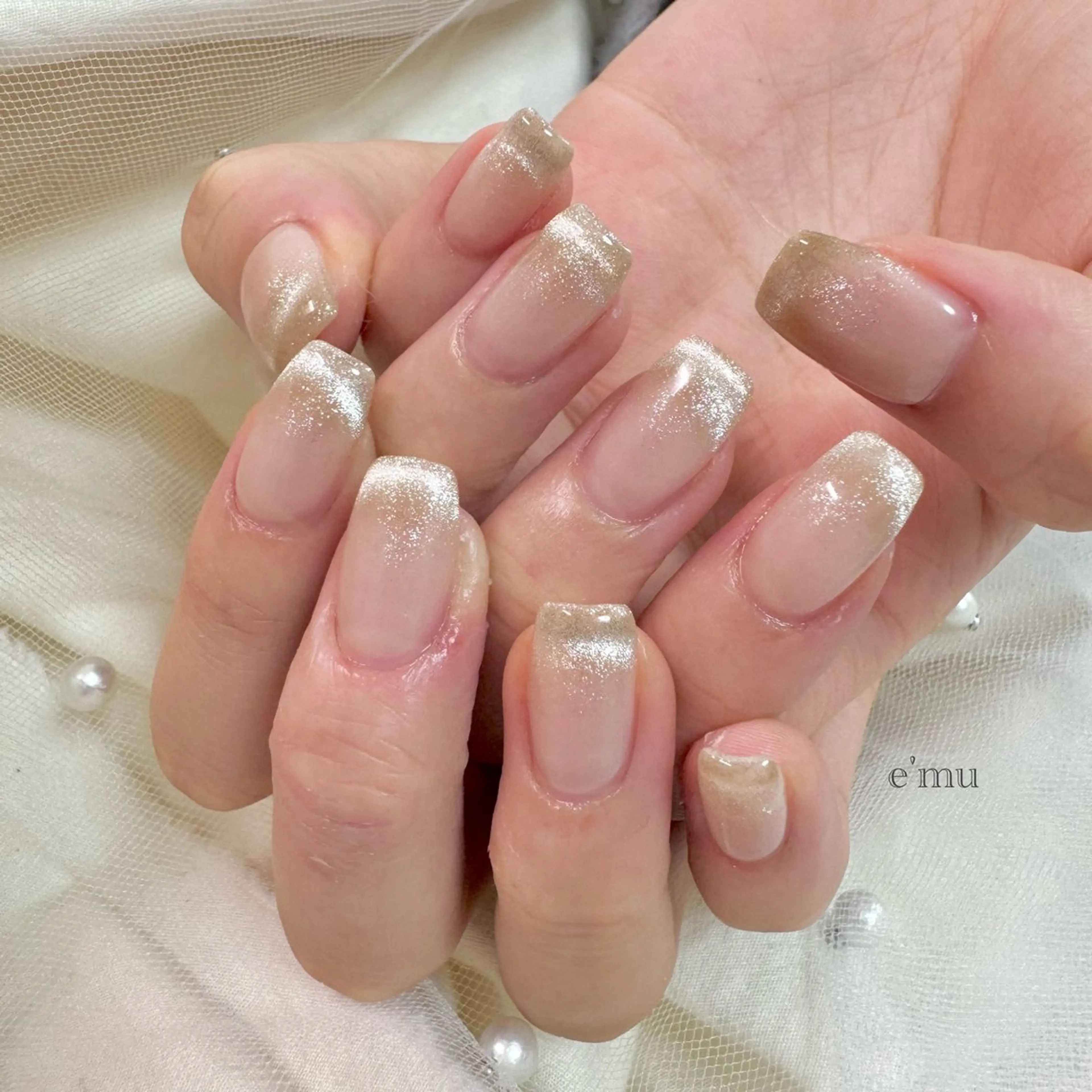 ネイル マグネットネイル ハンドネイル nail salon e'mu💐のネイルデザイン