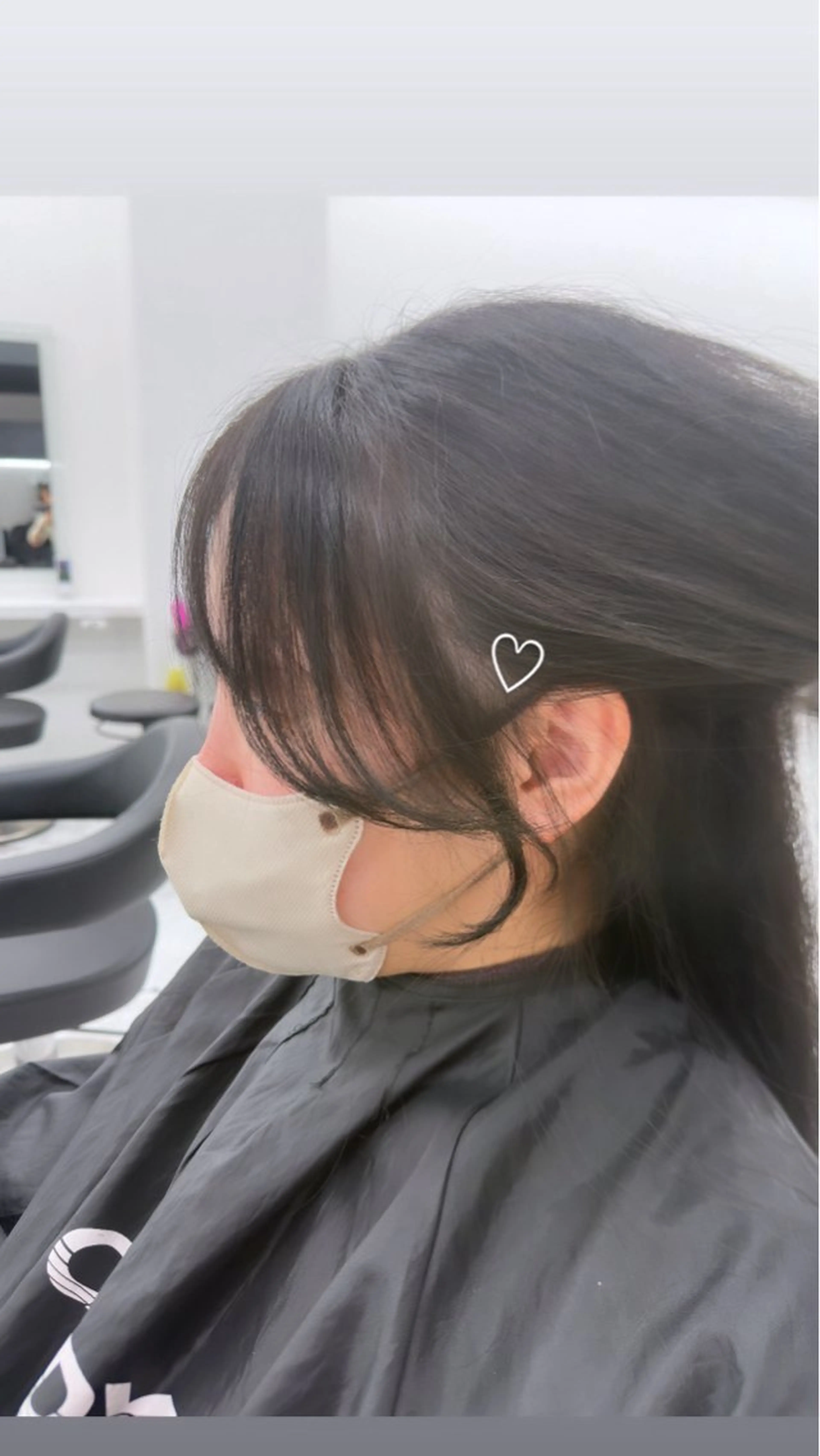 ロング カラー パーマ ヘアアレンジ メンズ キッズ ♥️韓国ヘア レイヤー♥️ゆりのヘアスタイル