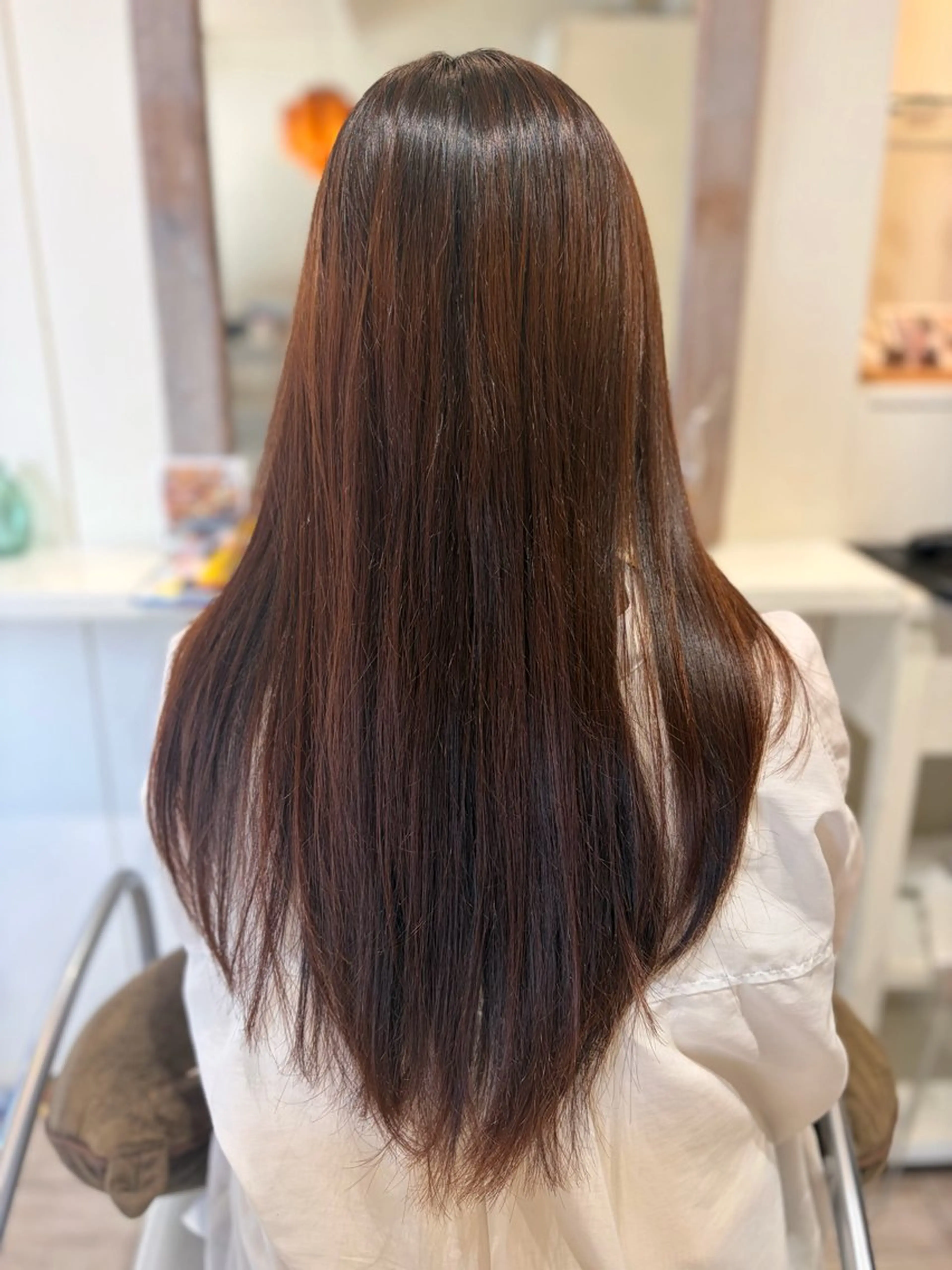 ロング カット 縮毛矯正 NICCOLO室見 Erinaのヘアスタイル