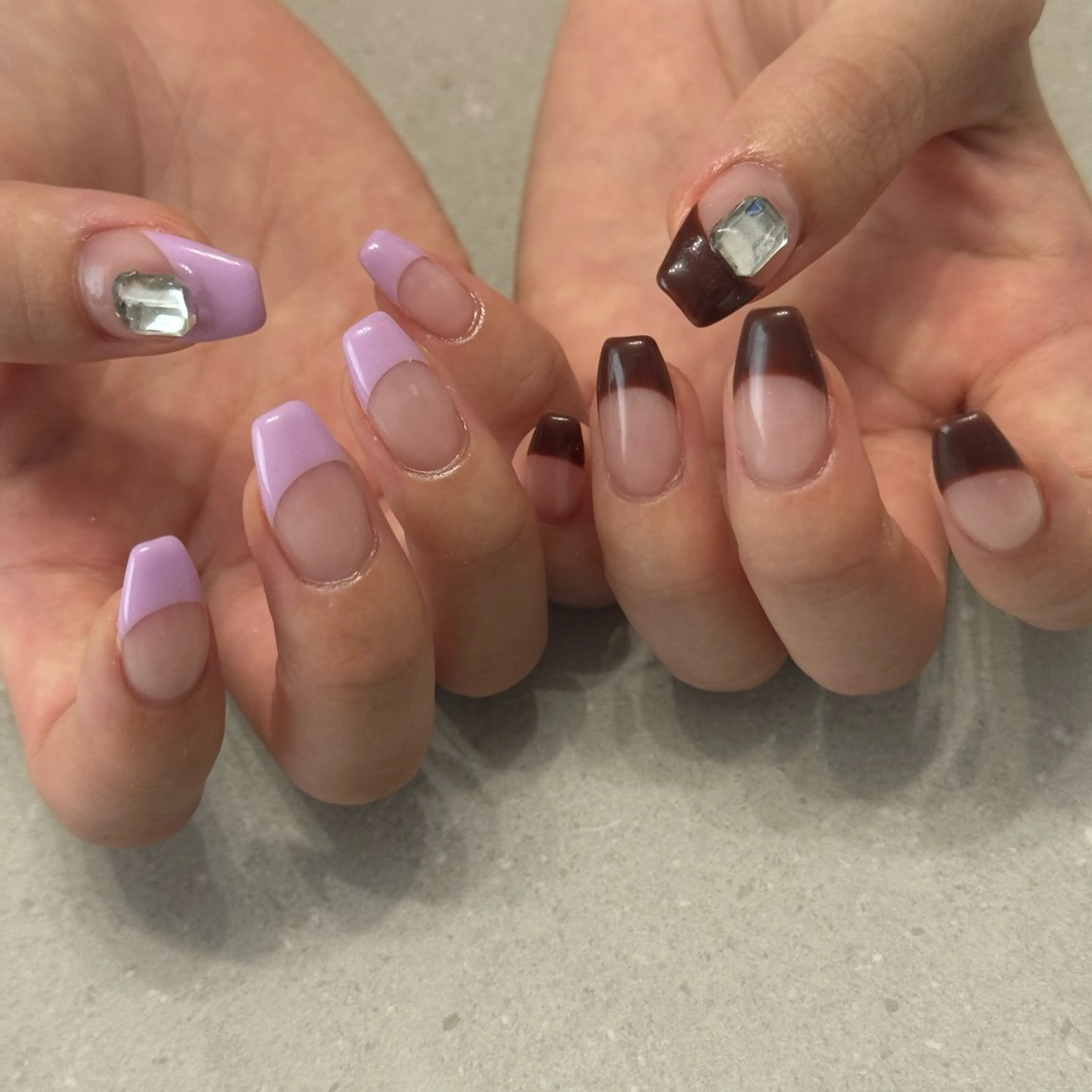 ネイル ニュアンスネイル 💅🏻yuuiのネイルデザイン