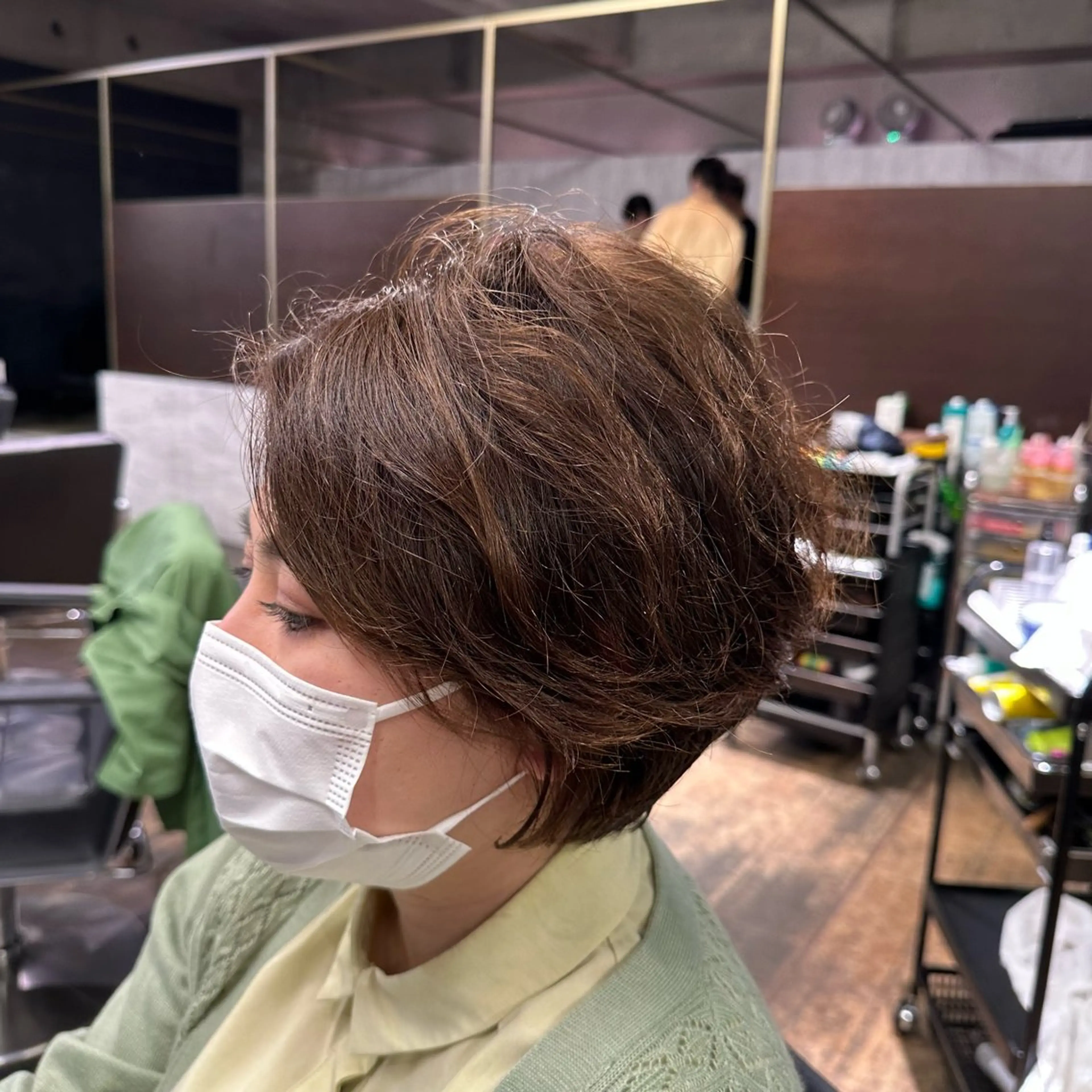 ショート パーマ ROBBY所属・土戸　空 /似合わせカットのヘアスタイル