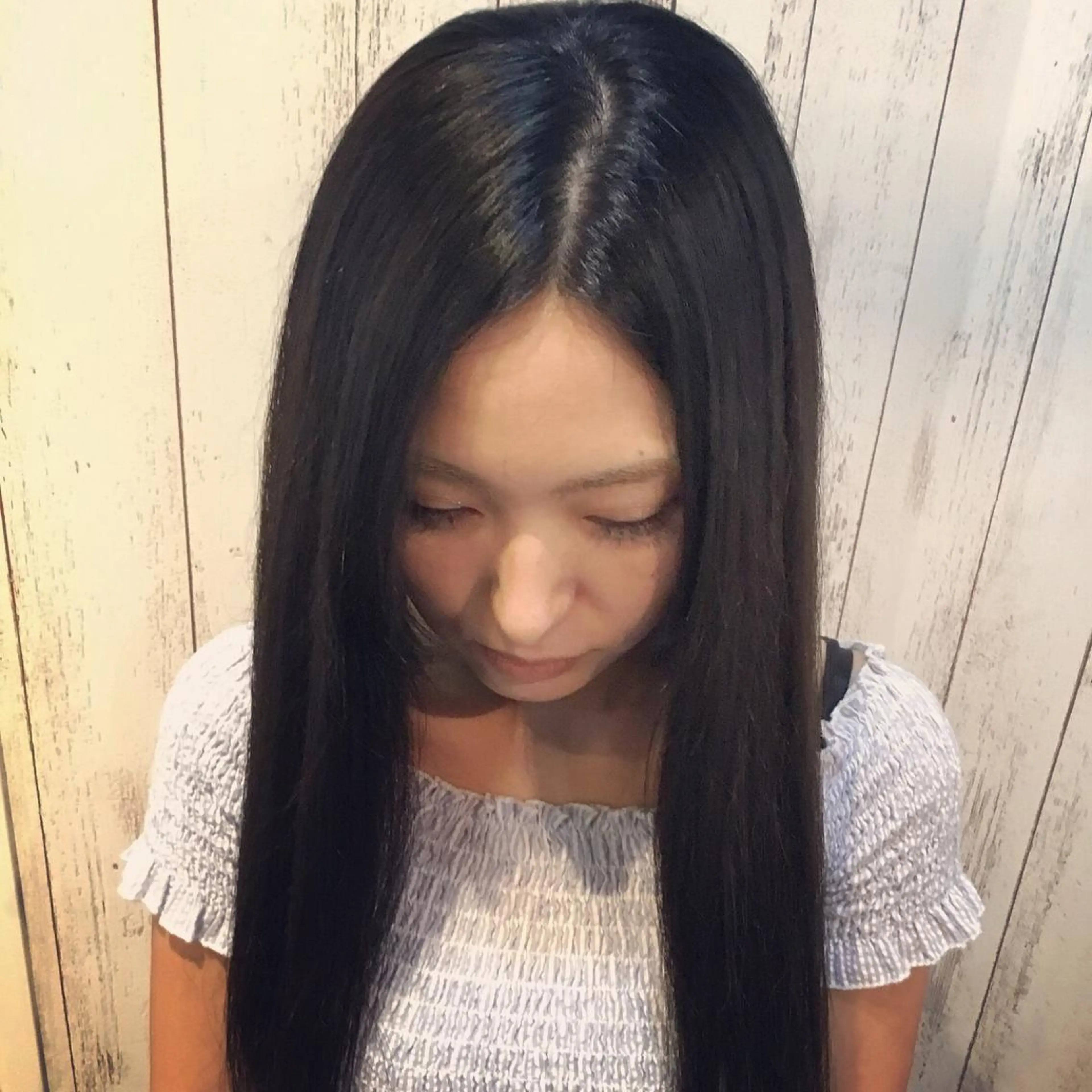 ロング カラー パーマ embrace エンブレイスのヘアスタイル