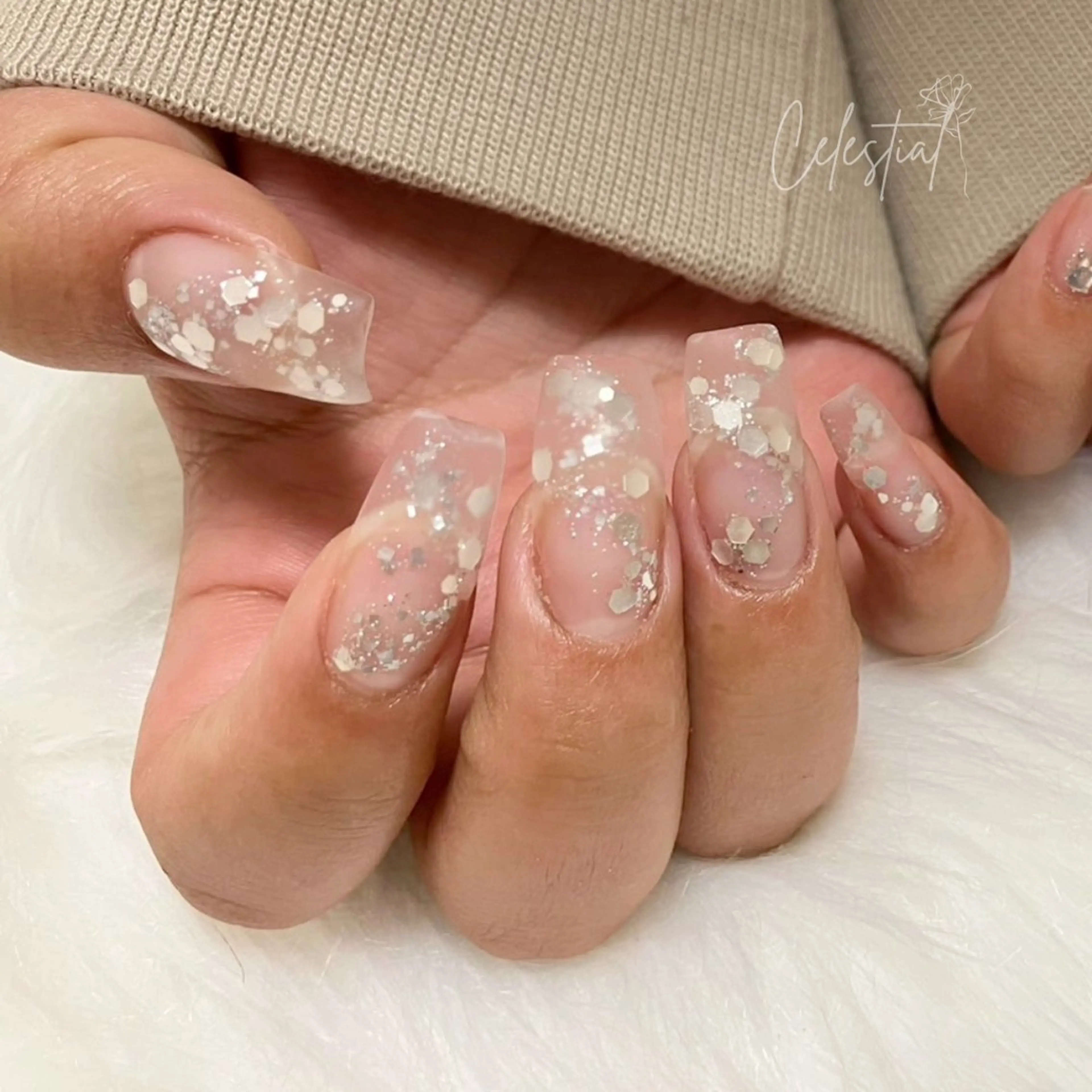 ネイル マットネイル Celestial nailのネイルデザイン