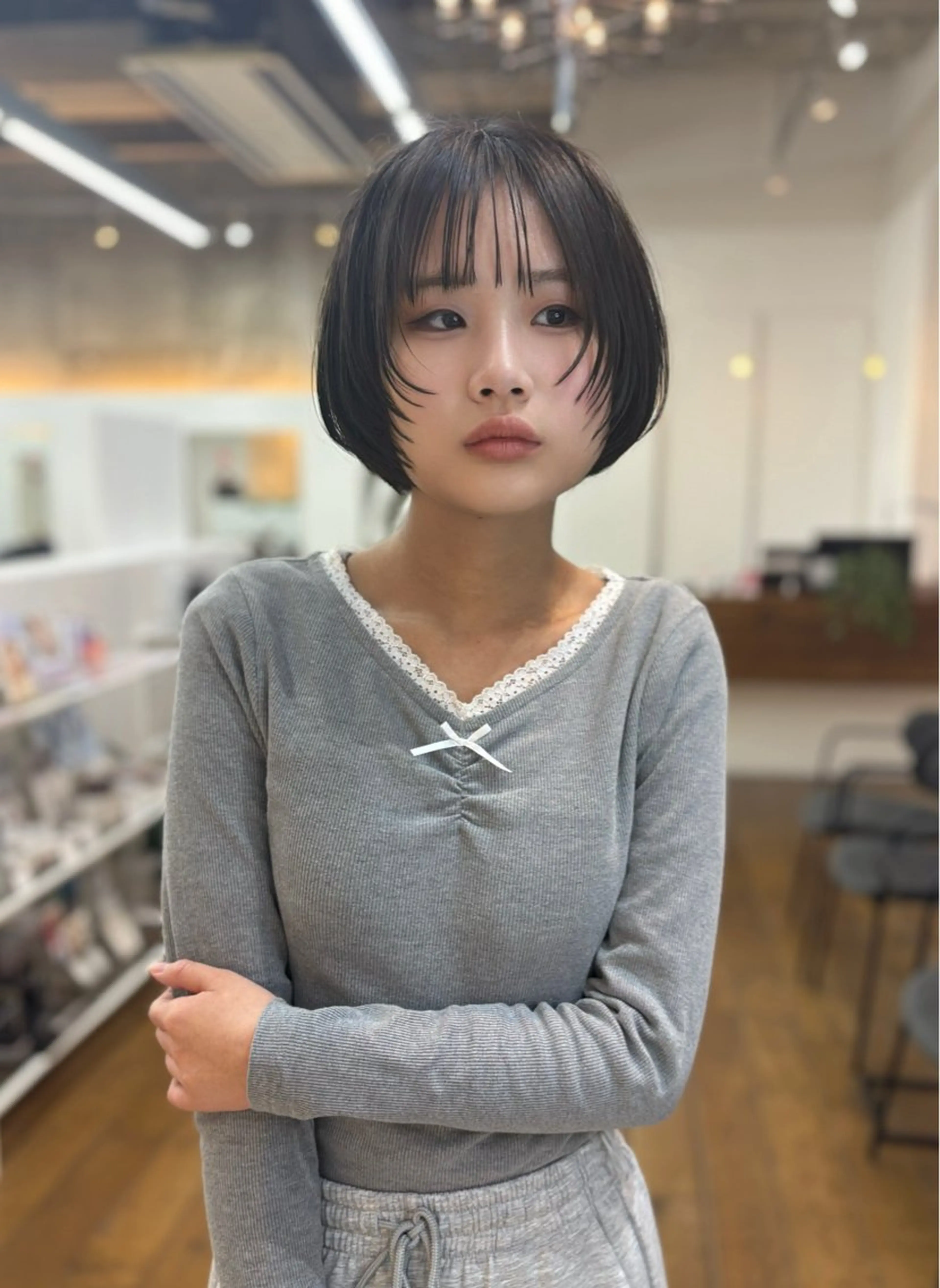 ショート カット ヘアカラー パーマ 縮毛矯正 トリートメント ヘッドスパ 堂脇 瑚白のヘアスタイル