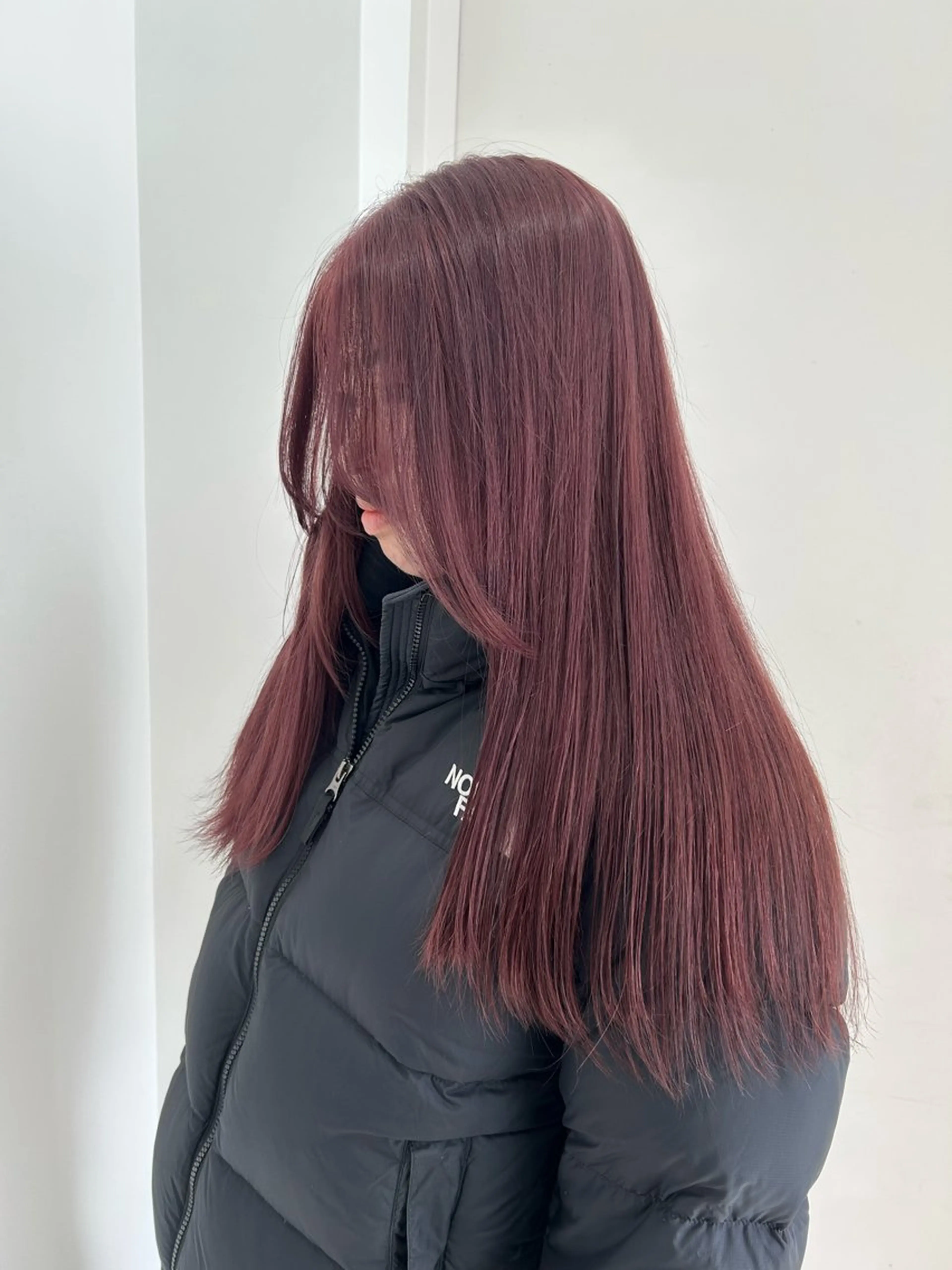 ロング カラー カット 縮毛矯正 愛結 暖色カラー🎀🩰のヘアスタイル
