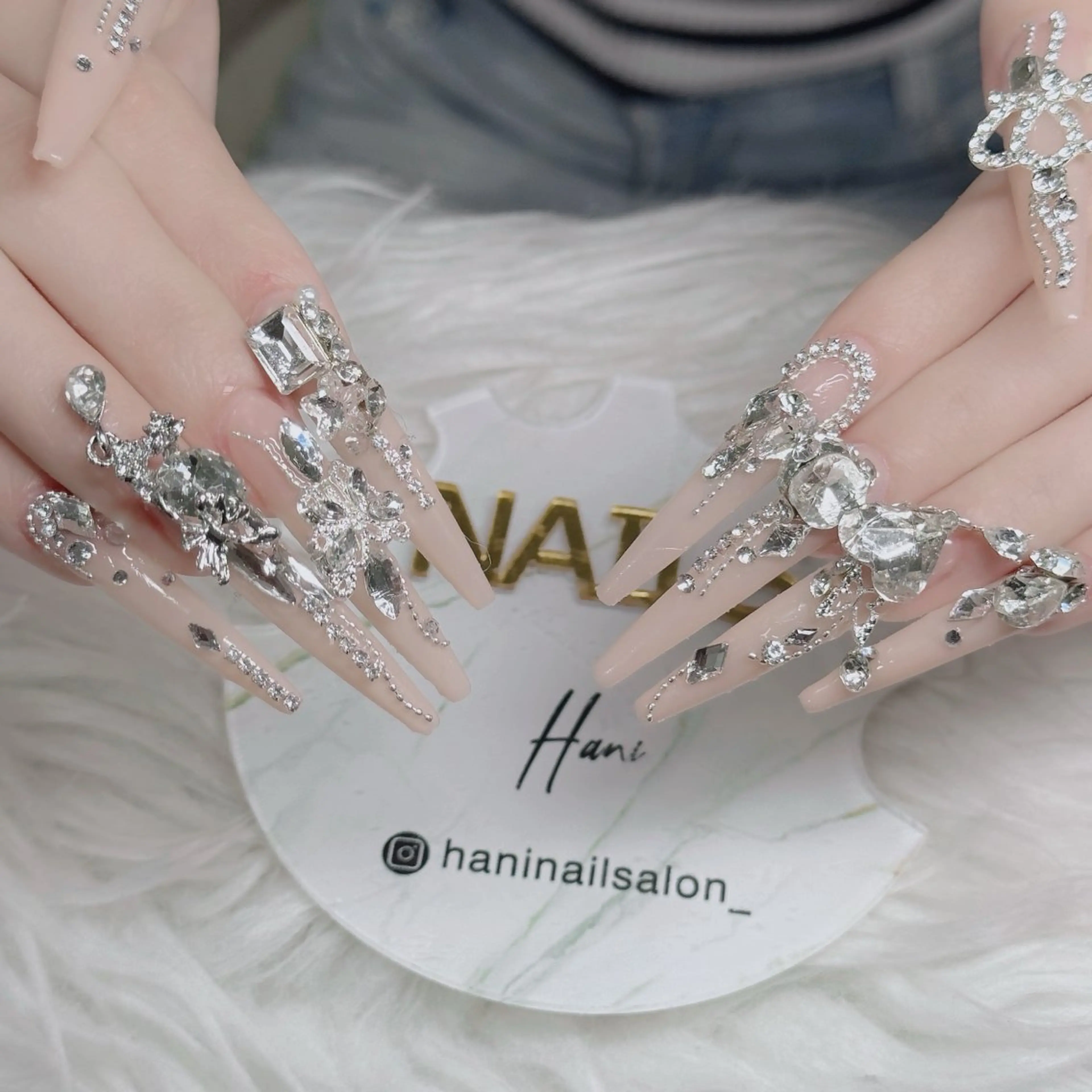 ネイル フットネイル フレンチネイル グラデーション 韓国ネイル ロングネイル ハンドネイル Hani Nail Salonのネイルデザイン