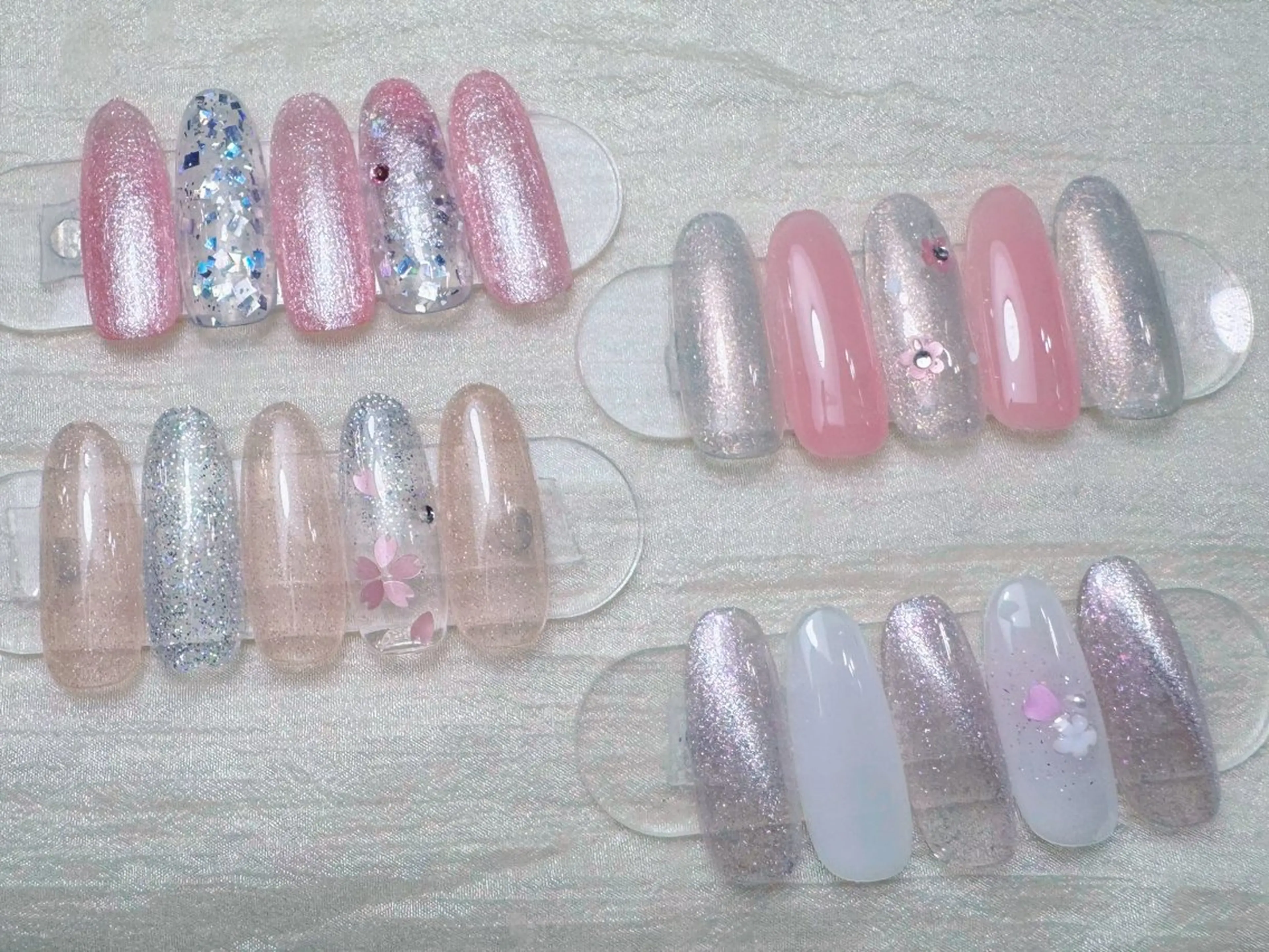 ネイル ハンドネイル マジック ミラーのネイルデザイン