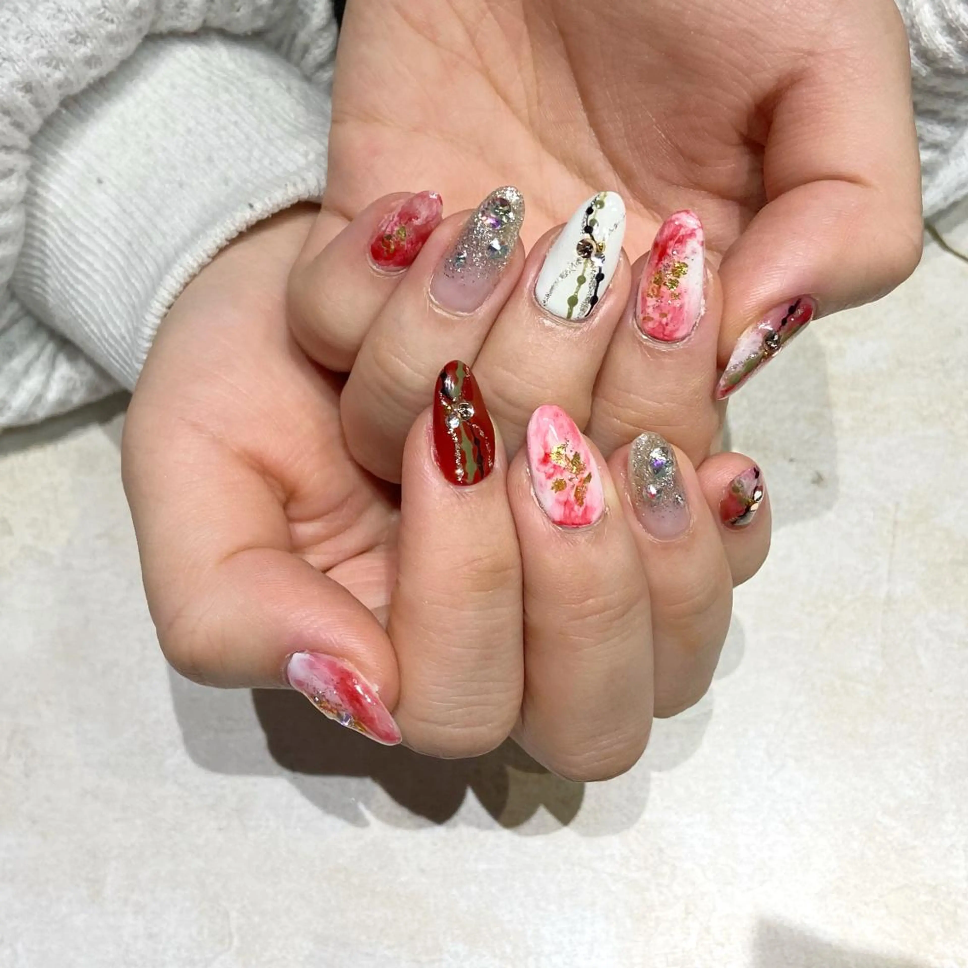 ネイル 葛西 佑香のネイルデザイン