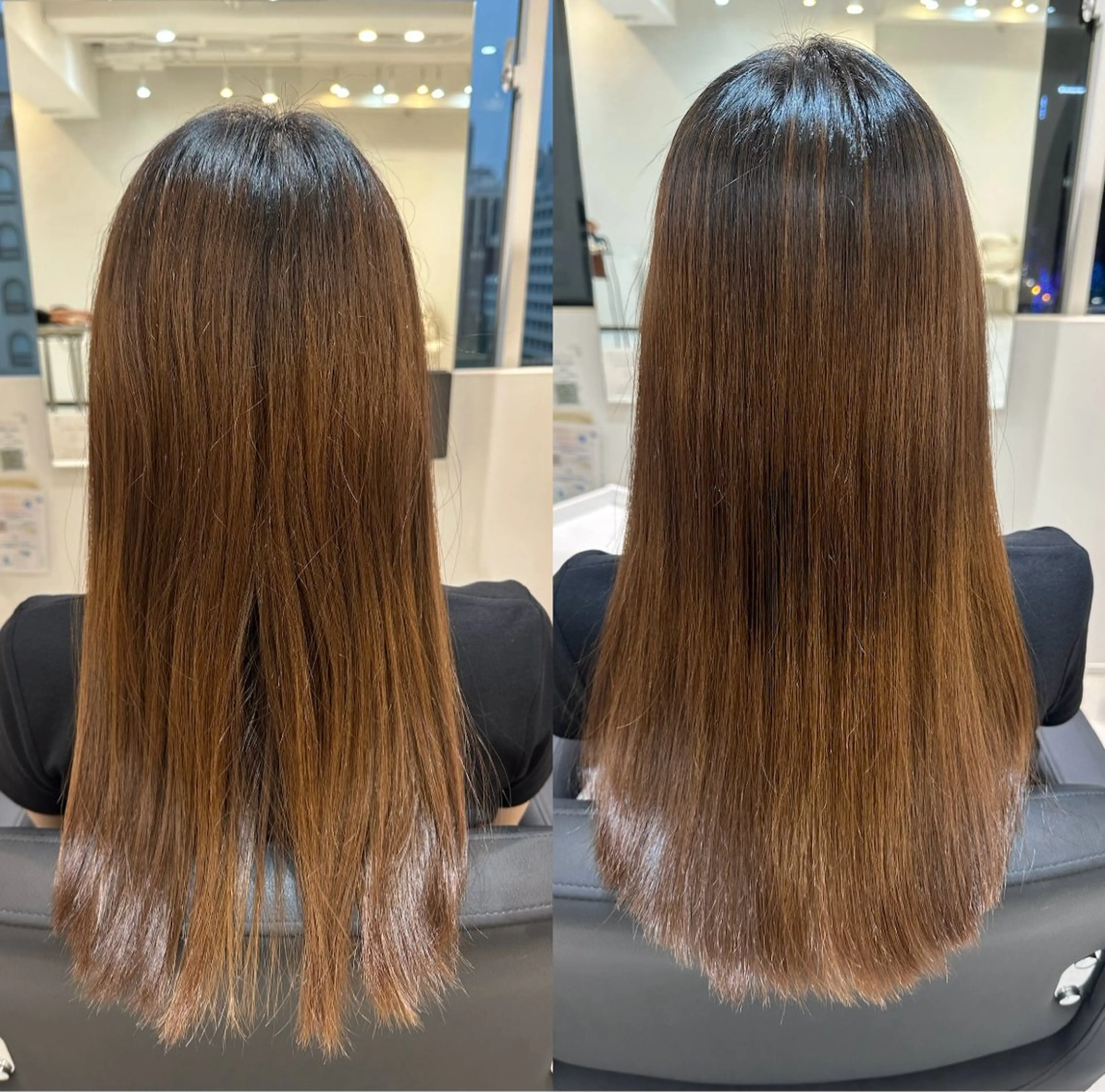 セミロング Emuest心斎橋 SAKIのヘアスタイル