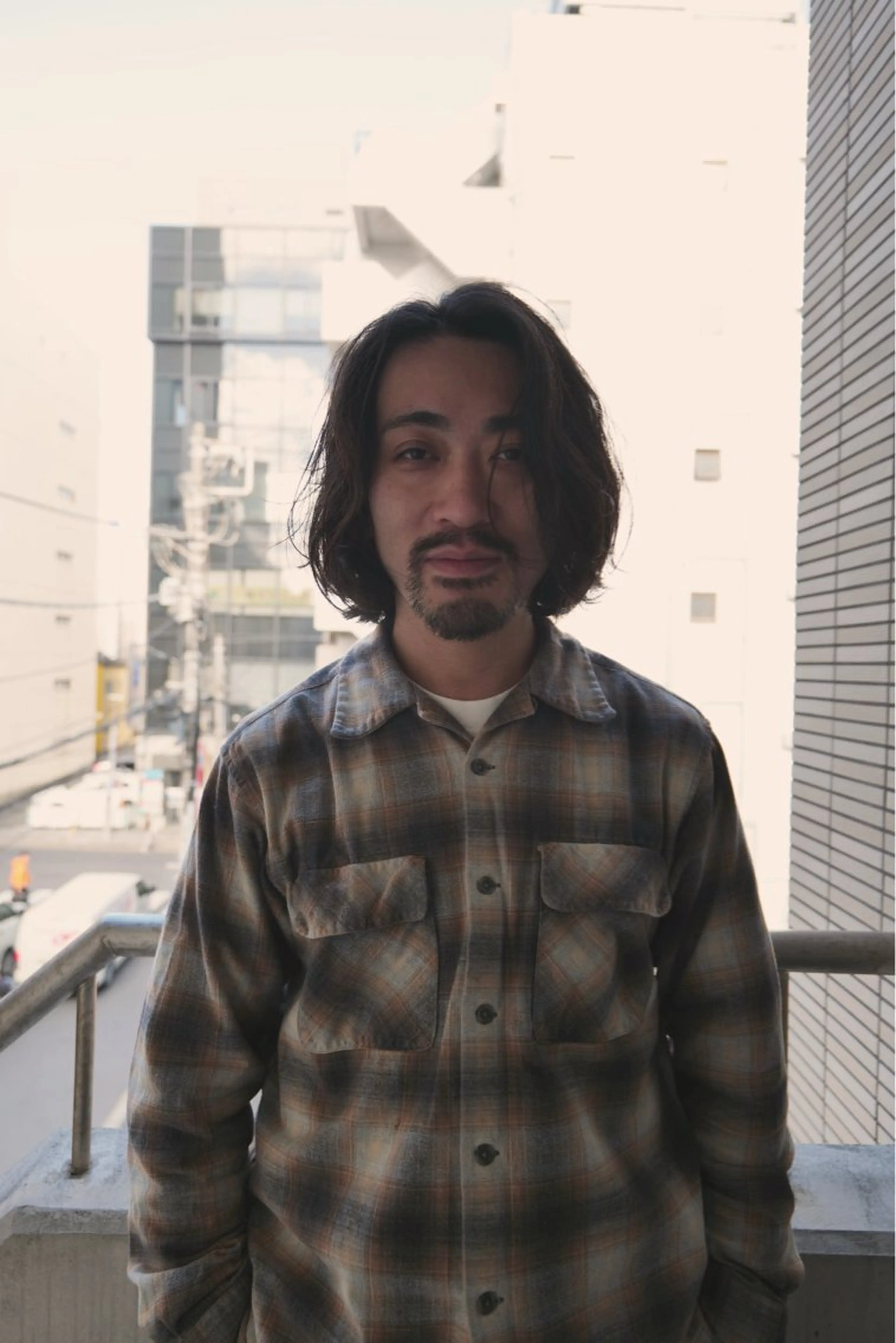 ミディアム パーマ メンズ パーマ/ラフパーマ /ボブパーマ/HYOのヘアスタイル